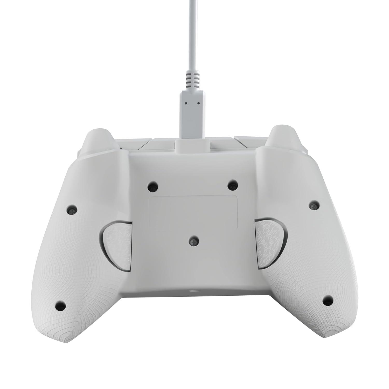 image:imagePDP Gaming Afterglow Wave Enhanced Wired Controller for Xbox Series XS Xbox One Windows 1011 PC Advanced Programmable Gamepad Customizable Lighting Licensed by Microsoft Companion App BlackWave White