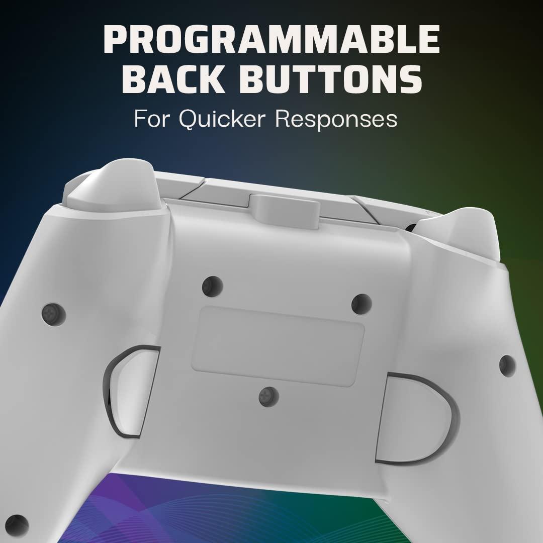 image:imagePDP Gaming Afterglow Wave Enhanced Wired Controller for Xbox Series XS Xbox One Windows 1011 PC Advanced Programmable Gamepad Customizable Lighting Licensed by Microsoft Companion App BlackWave White