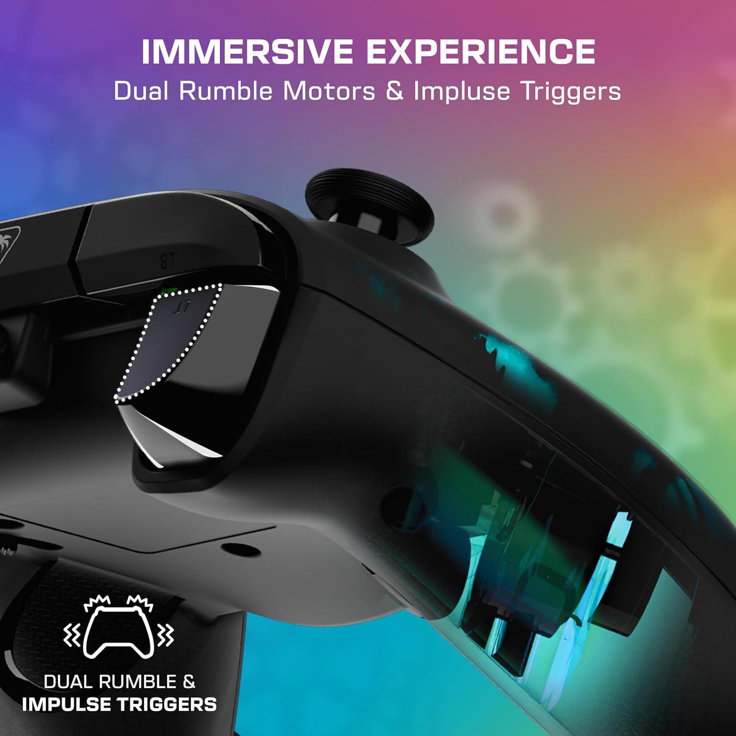 image:imageTurtle Beach Afterglow Ignite Wired RGB Gaming Controller for Xbox amp PC Customizable RGB Remappable Buttons HallEffect Hair Triggers 10ft Cable Officially Licensed by Xbox Time MachineIgnite Time Machine