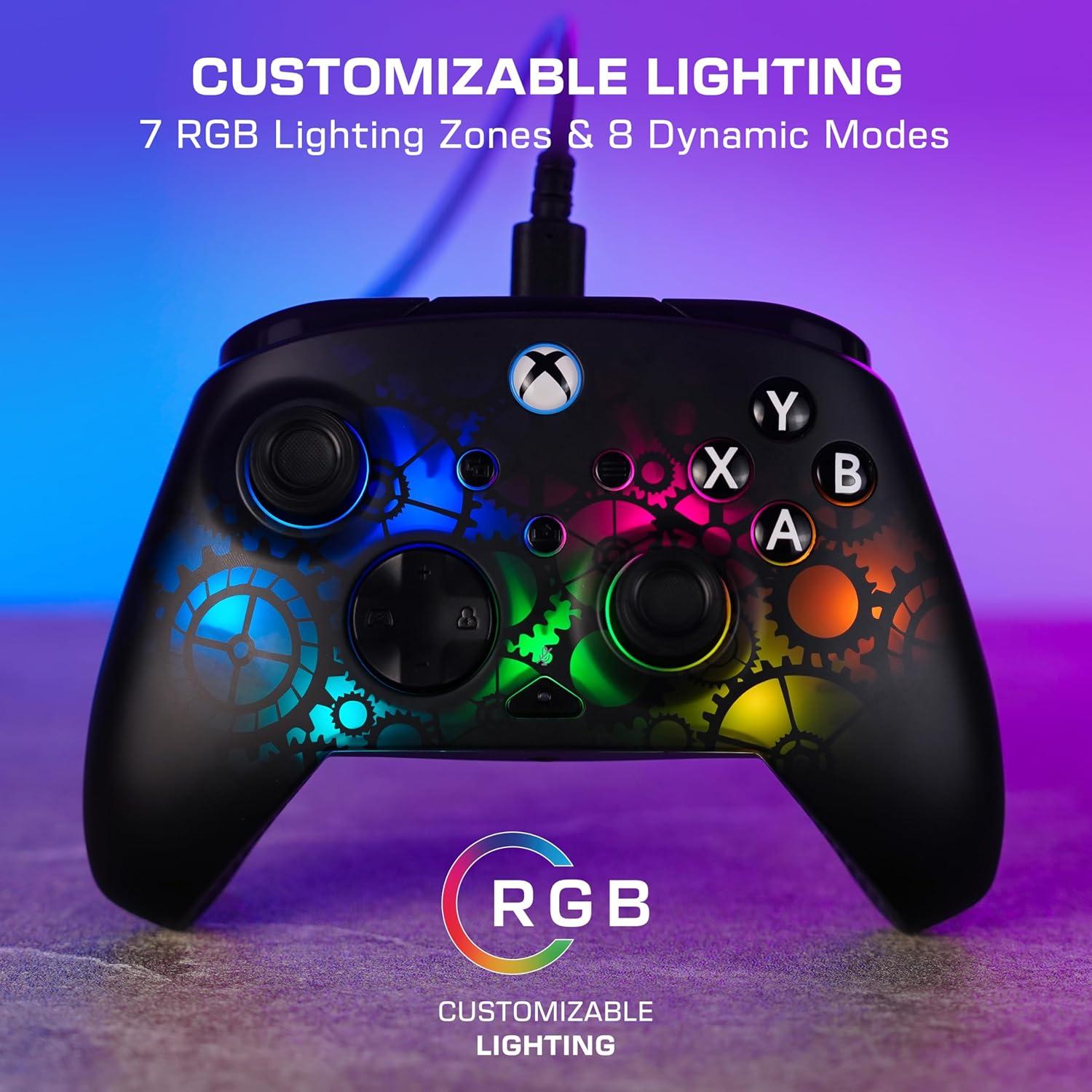 image:imageTurtle Beach Afterglow Ignite Wired RGB Gaming Controller for Xbox amp PC Customizable RGB Remappable Buttons HallEffect Hair Triggers 10ft Cable Officially Licensed by Xbox Time MachineIgnite Time Machine