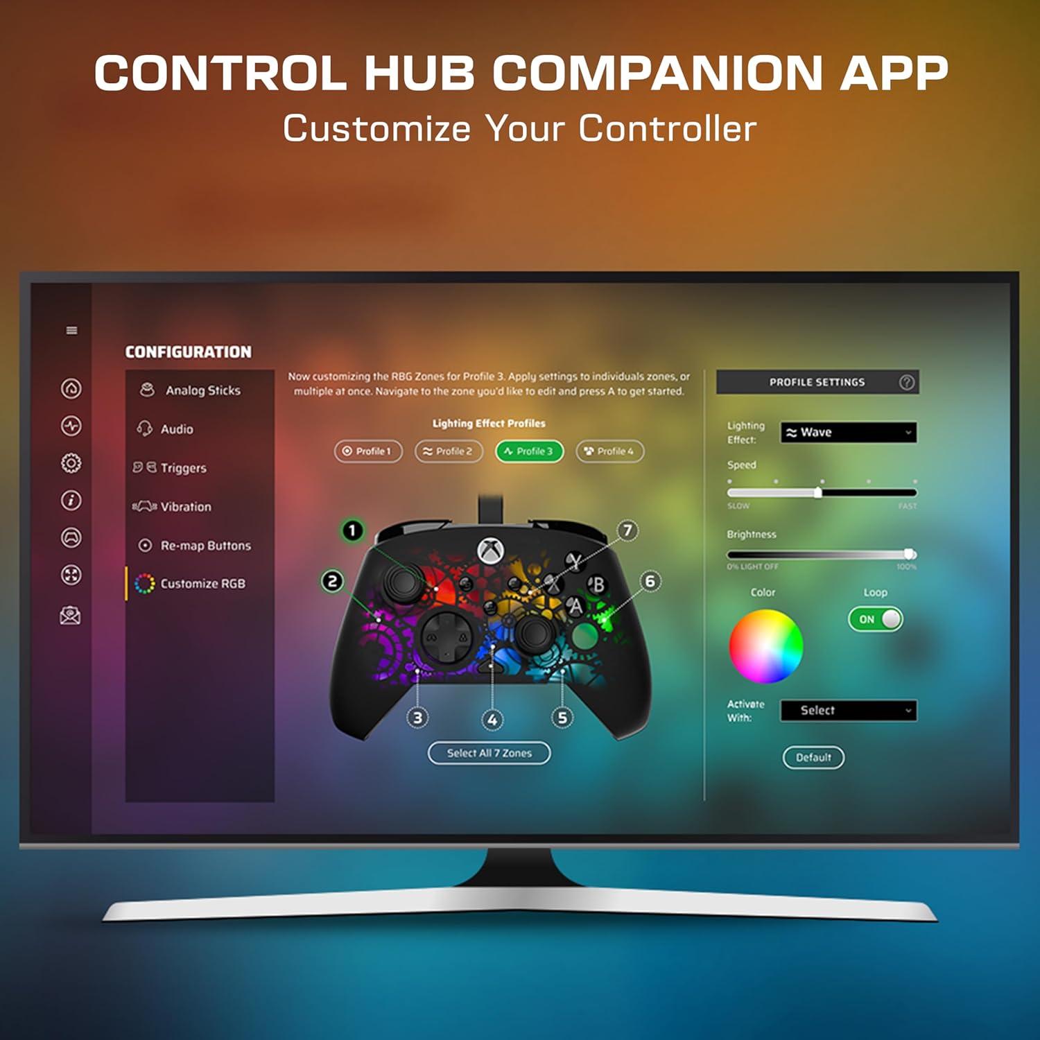 image:imageTurtle Beach Afterglow Ignite Wired RGB Gaming Controller for Xbox amp PC Customizable RGB Remappable Buttons HallEffect Hair Triggers 10ft Cable Officially Licensed by Xbox Time MachineIgnite Time Machine