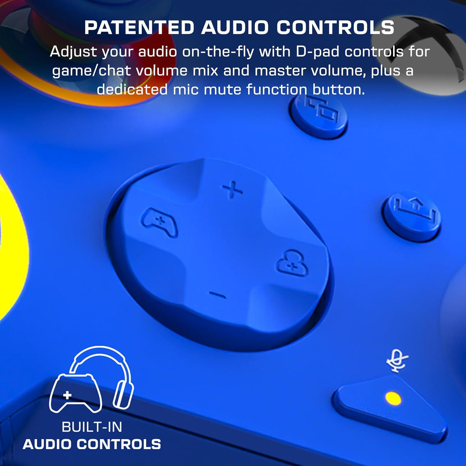image:imageTurtle Beach Afterglow Ignite Wired RGB Gaming Controller for Xbox amp PC Customizable RGB Remappable Buttons HallEffect Hair Triggers 10ft Cable Officially Licensed by Xbox Time MachineBlue