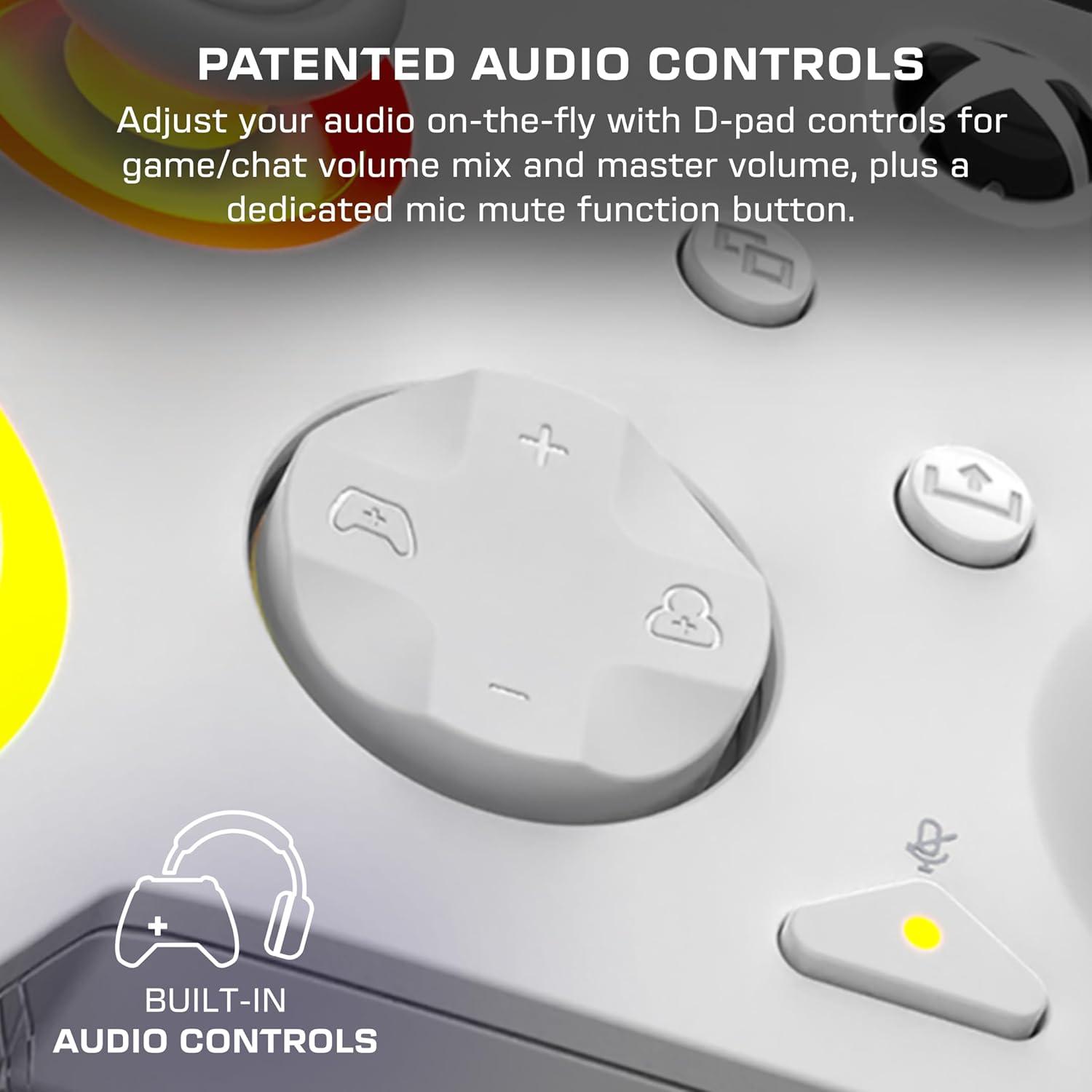 image:imageTurtle Beach Afterglow Ignite Wired RGB Gaming Controller for Xbox amp PC Customizable RGB Remappable Buttons HallEffect Hair Triggers 10ft Cable Officially Licensed by Xbox Time MachineWhite
