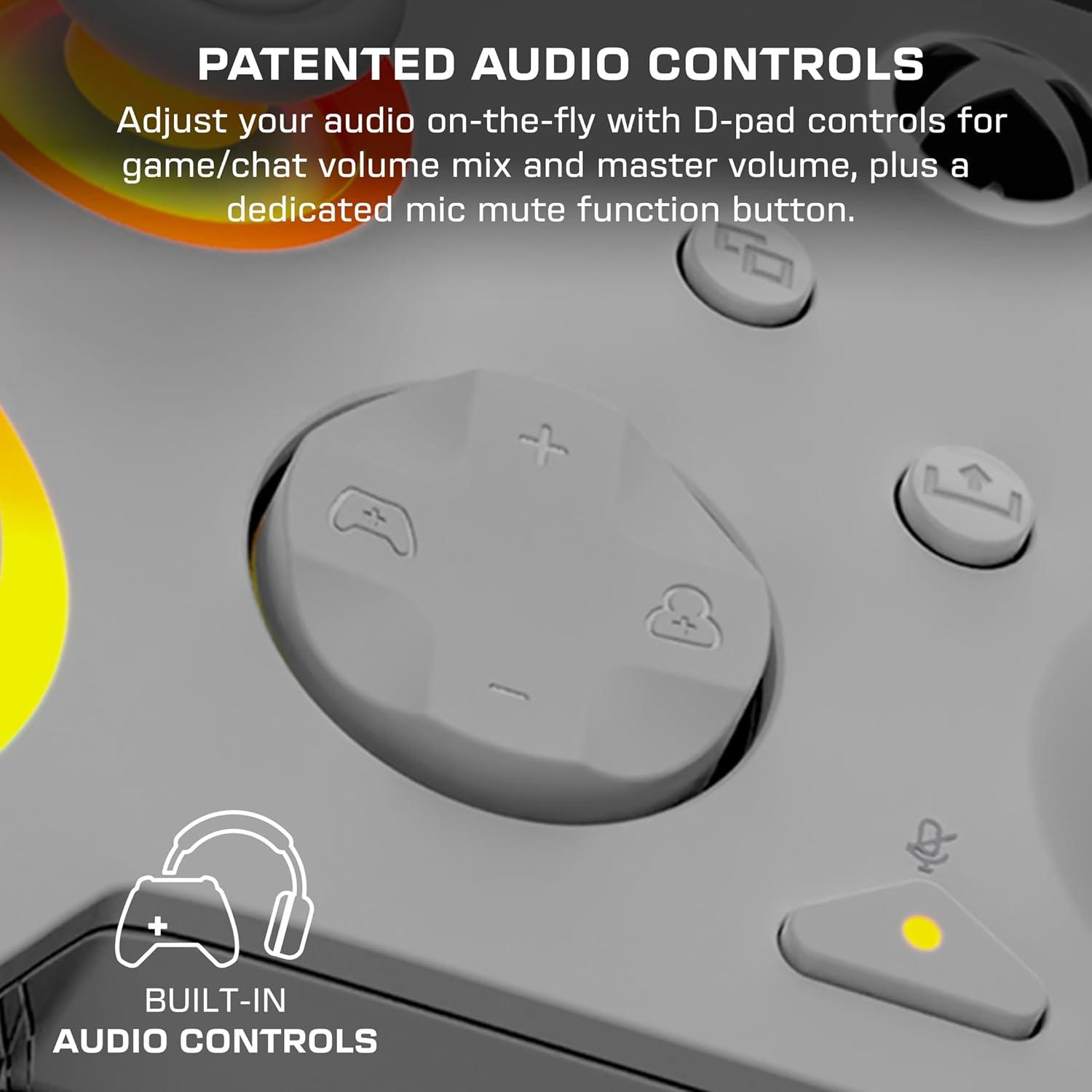 image:imageTurtle Beach Afterglow Ignite Wired RGB Gaming Controller for Xbox amp PC Customizable RGB Remappable Buttons HallEffect Hair Triggers 10ft Cable Officially Licensed by Xbox Time MachineGrey