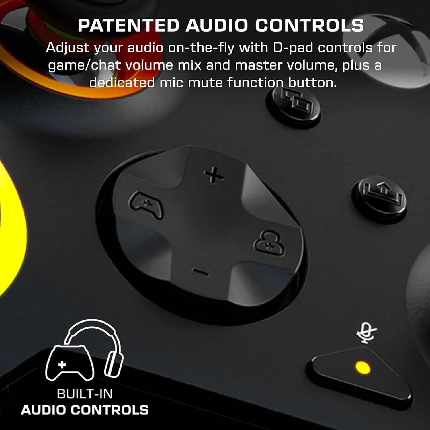 image:imageTurtle Beach Afterglow Ignite Wired RGB Gaming Controller for Xbox amp PC Customizable RGB Remappable Buttons HallEffect Hair Triggers 10ft Cable Officially Licensed by Xbox Time MachineBlack