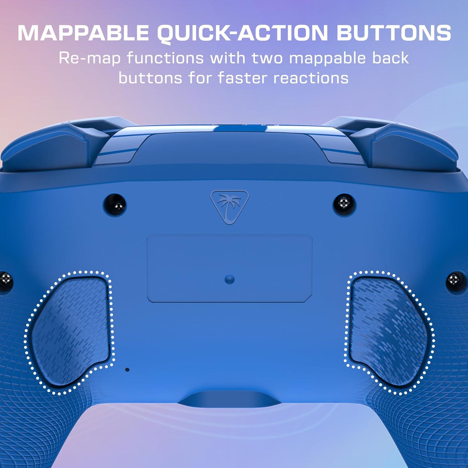 image:imageTurtle Beach Afterglow Wave Wireless RGB Gaming Controller Officially Licensed for Nintendo Switch 2 Nintendo SwitchSwitch LiteOLED TMR Thumbsticks Customizable Lighting BlackBlue