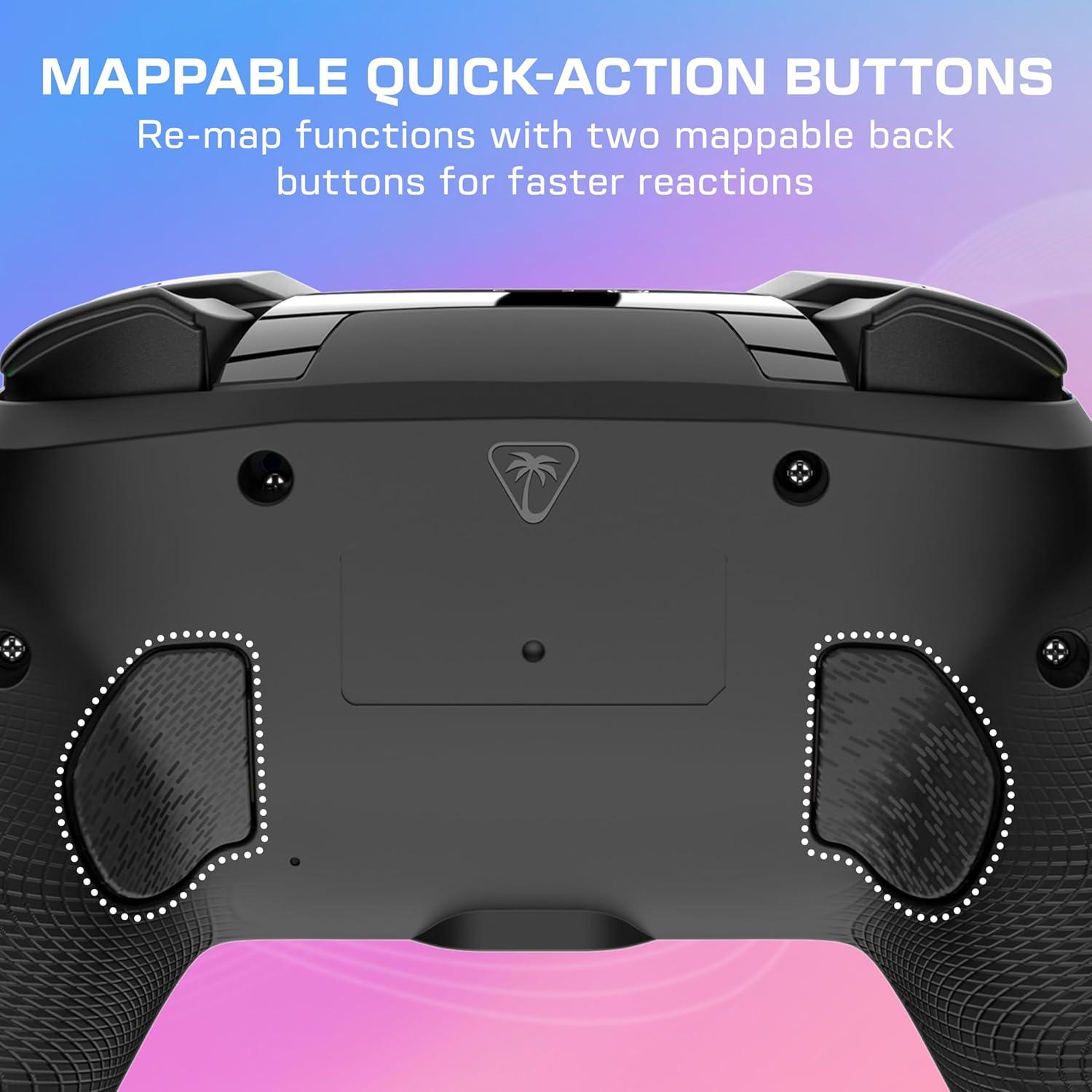 image:imageTurtle Beach Afterglow Wave Wireless RGB Gaming Controller Officially Licensed for Nintendo Switch 2 Nintendo SwitchSwitch LiteOLED TMR Thumbsticks Customizable Lighting BlackBlack