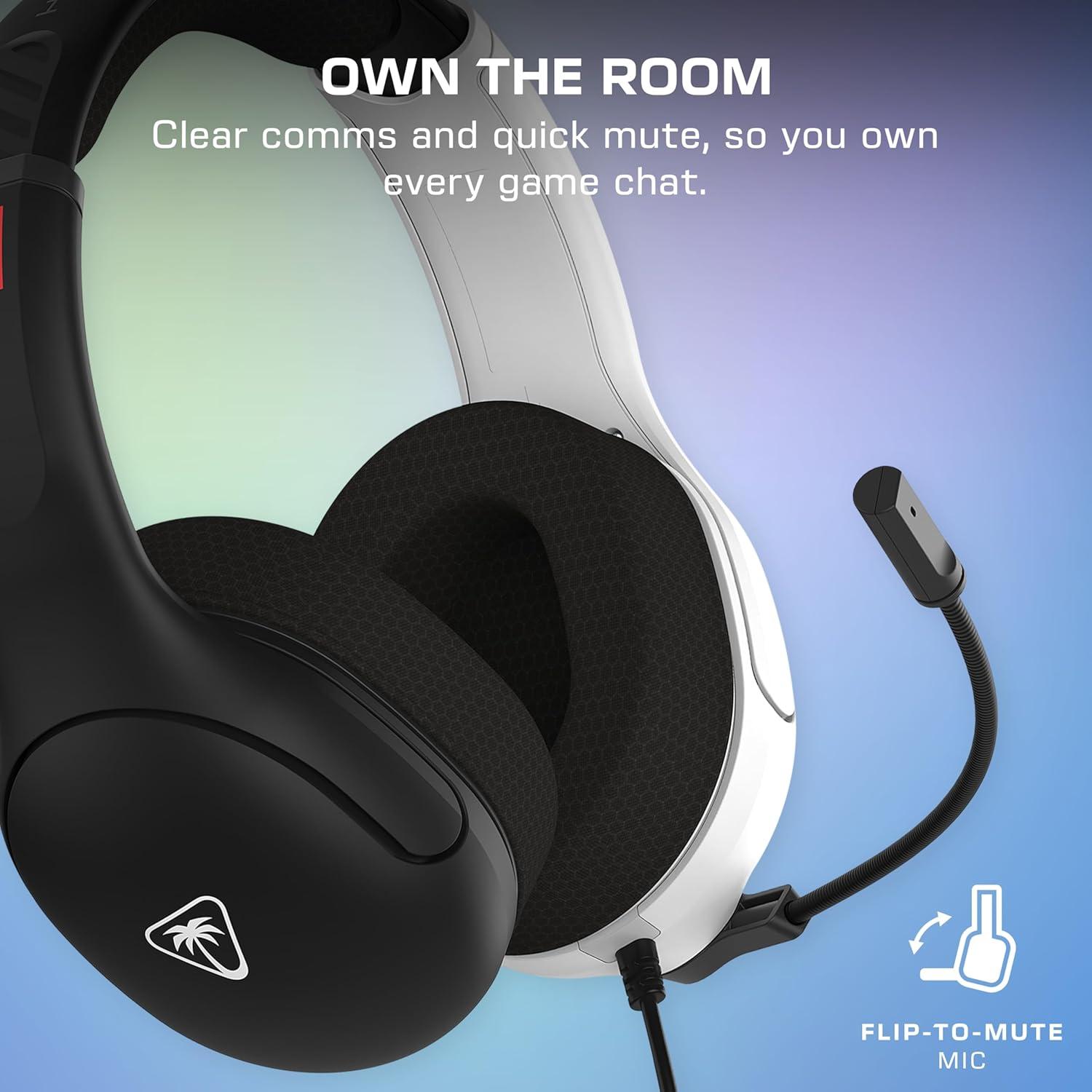 image:imageTurtle Beach Airlite Fit Wired Gaming Headset Officially Licensed for Nintendo Switch 2 Nintendo Switch Durable Lightweight Charcoal BlueRedBlack and White