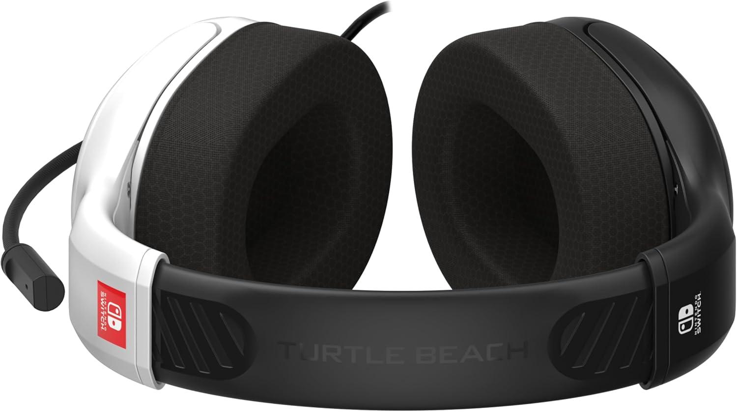 image:imageTurtle Beach Airlite Fit Wired Gaming Headset Officially Licensed for Nintendo Switch Nintendo Switch 2LiteOLED Model FliptoMute Mic OverEar Comfort Cushions 40mm Speakers Neon Blue amp RedWhite Black