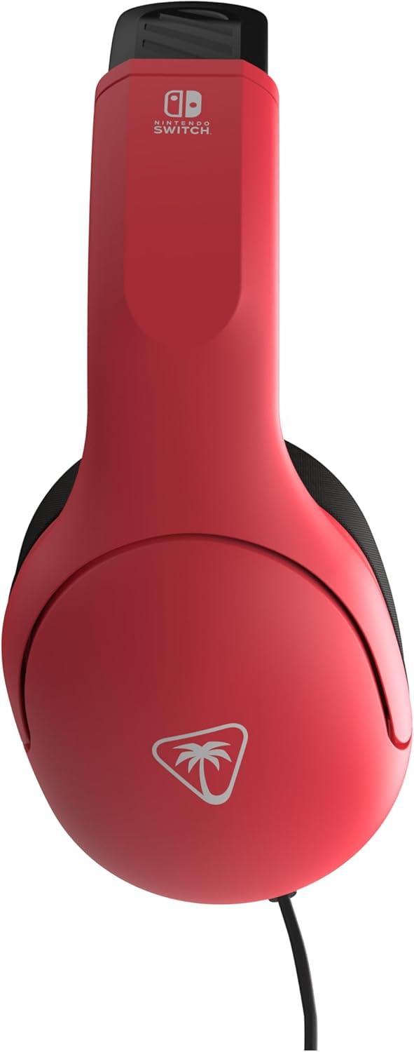 image:imageTurtle Beach Airlite Fit Wired Gaming Headset Officially Licensed for Nintendo Switch Nintendo Switch 2LiteOLED Model FliptoMute Mic OverEar Comfort Cushions 40mm Speakers Neon Blue amp RedNeon Blue Red