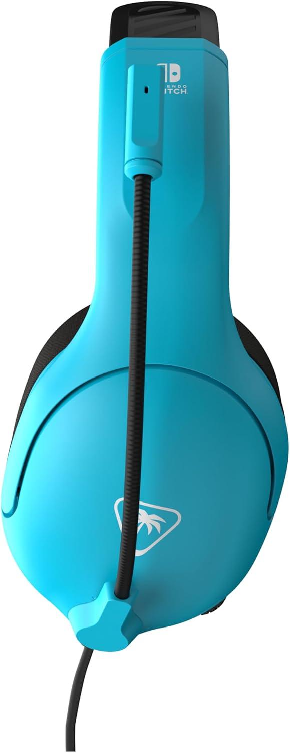 image:imageTurtle Beach Airlite Fit Wired Gaming Headset Officially Licensed for Nintendo Switch Nintendo Switch 2LiteOLED Model FliptoMute Mic OverEar Comfort Cushions 40mm Speakers Neon Blue amp RedNeon Blue Red