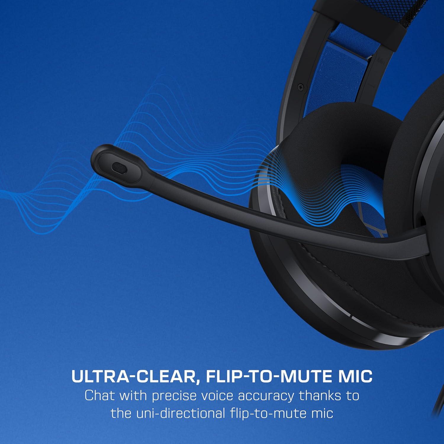image:imageTurtle Beach Atlas 200 Wired Gaming Headset Officially Licensed for PlayStation PS5 PS450mm Nanoclear Drivers FliptoMute Mic Memory Foam Cushions Floating Headband BlackBlack