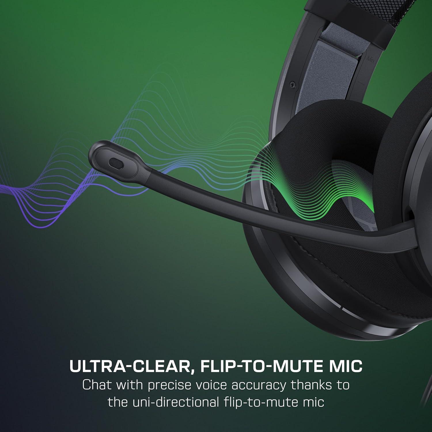 image:imageTurtle Beach Atlas 200 Wired Gaming Headset Officially Licensed for PlayStation PS5 PS450mm Nanoclear Drivers FliptoMute Mic Memory Foam Cushions Floating Headband BlackBlack