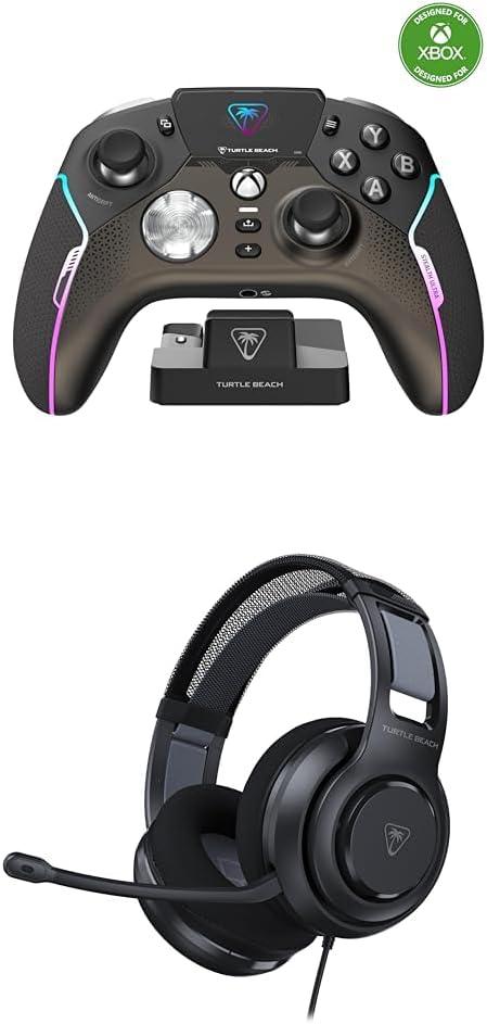image:imageTurtle Beach Atlas 200 Wired Gaming Headset Officially Licensed for PlayStation PS5 PS450mm Nanoclear Drivers FliptoMute Mic Memory Foam Cushions Floating Headband BlackBlack Bundle
