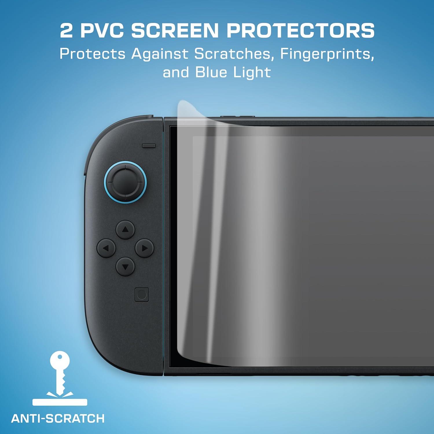 image:imageTurtle Beach PlayTrek Screen Protector Kit Nintendo Switch 2 AntiBlue Light Easy Install Screen Protector Applicator Tool