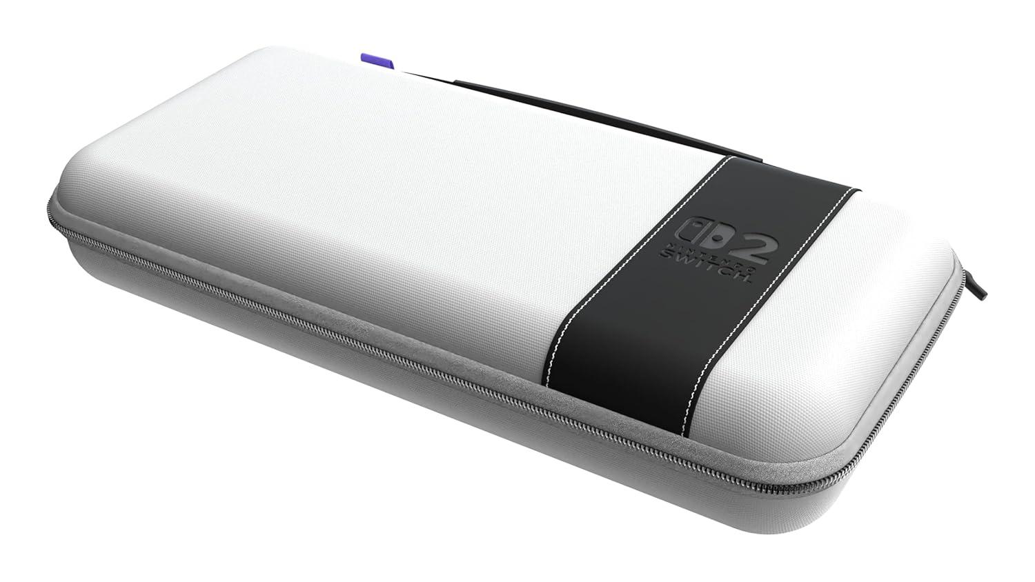 image:imageTurtle Beach PlayTrek Travel Case Officially Licensed for Nintendo Switch 2 Nintendo SwitchOLED Hard Shell Carrying Case Game Card Case Cover Storage Protection Stellar WhiteStellar White