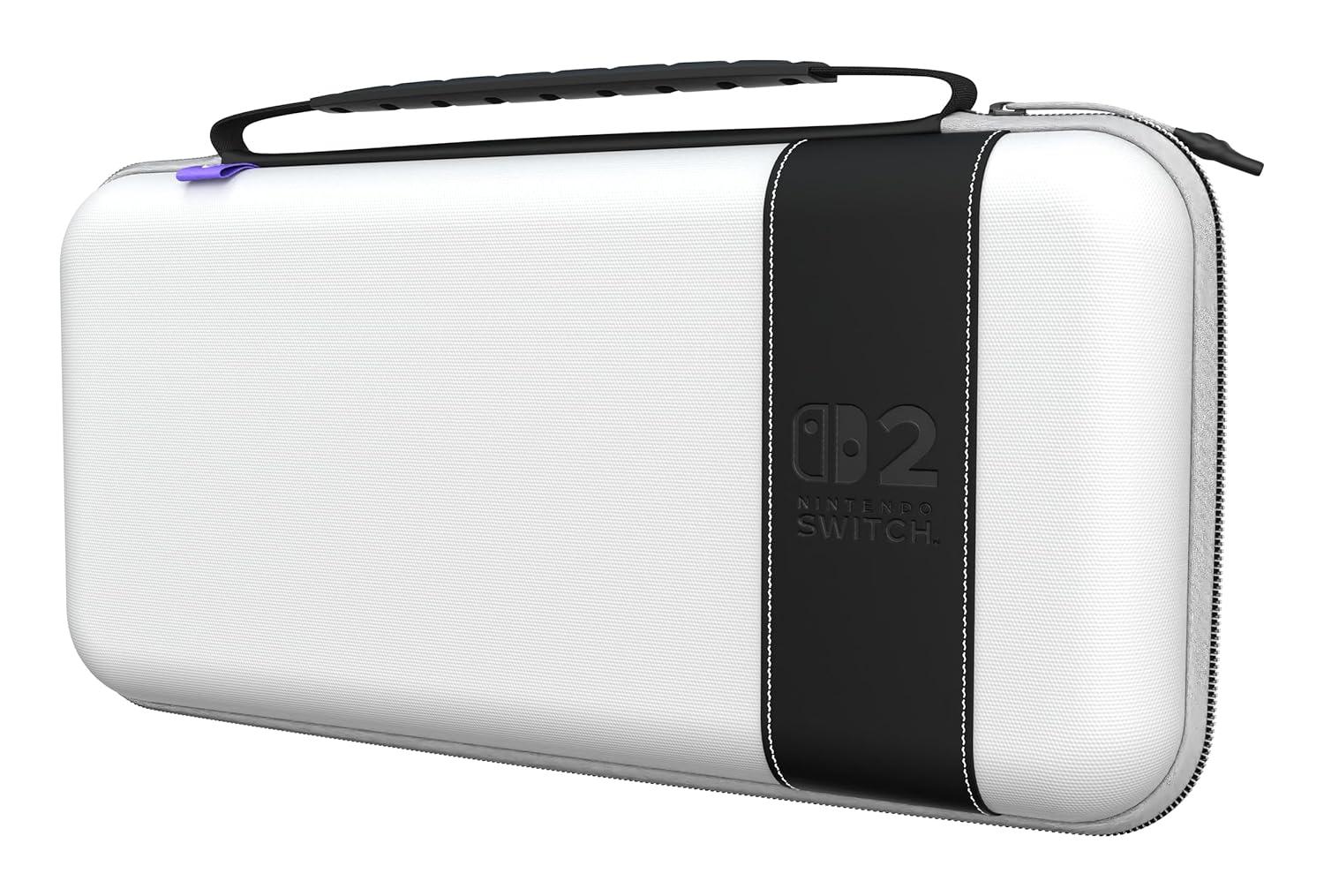 image:imageTurtle Beach PlayTrek Travel Case Officially Licensed for Nintendo Switch 2 Nintendo SwitchOLED Hard Shell Carrying Case Game Card Case Cover Storage Protection Stellar WhiteStellar White