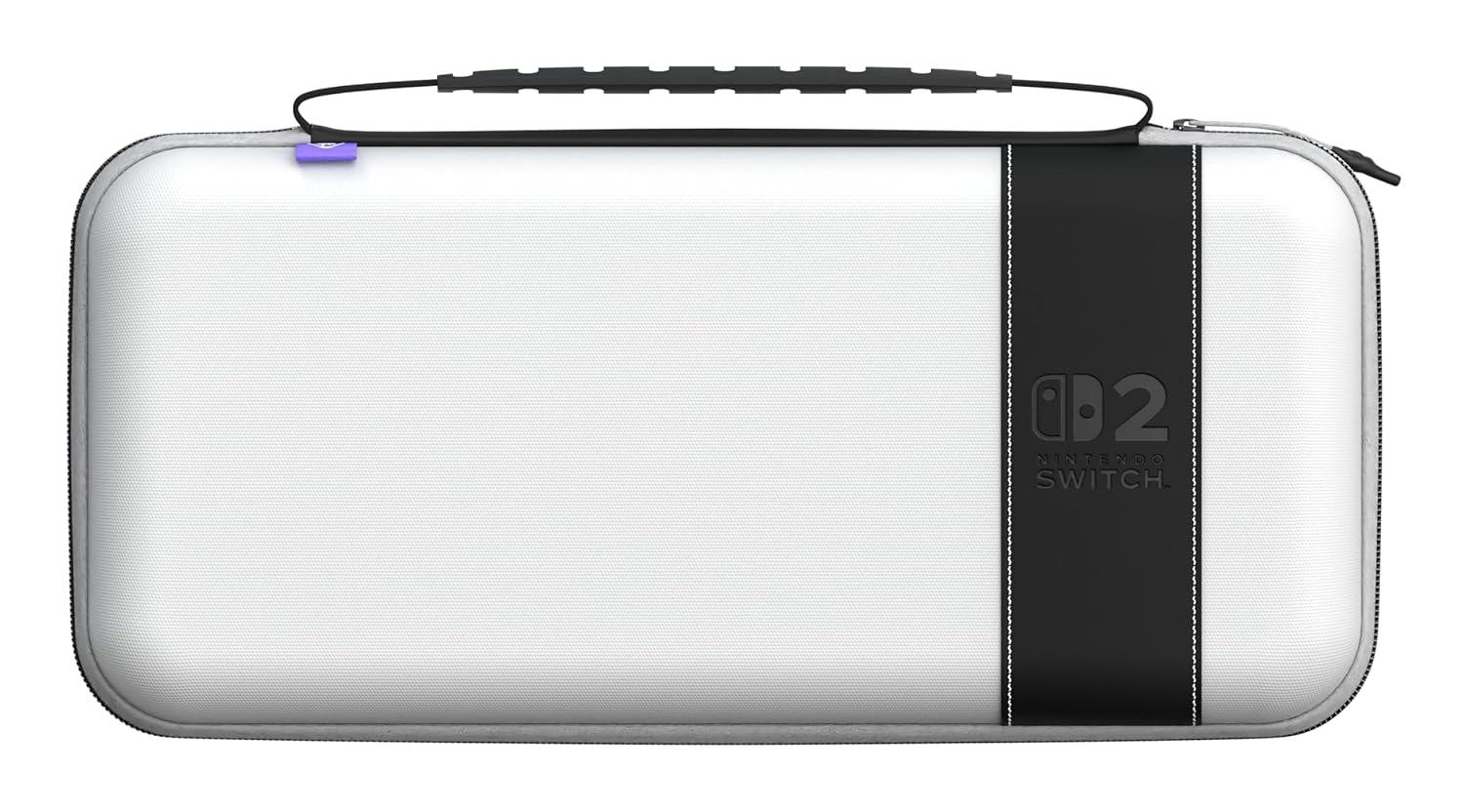 image:imageTurtle Beach PlayTrek Travel Case Officially Licensed for Nintendo Switch 2 Nintendo SwitchOLED Hard Shell Carrying Case Game Card Case Cover Storage Protection Stellar WhiteStellar White
