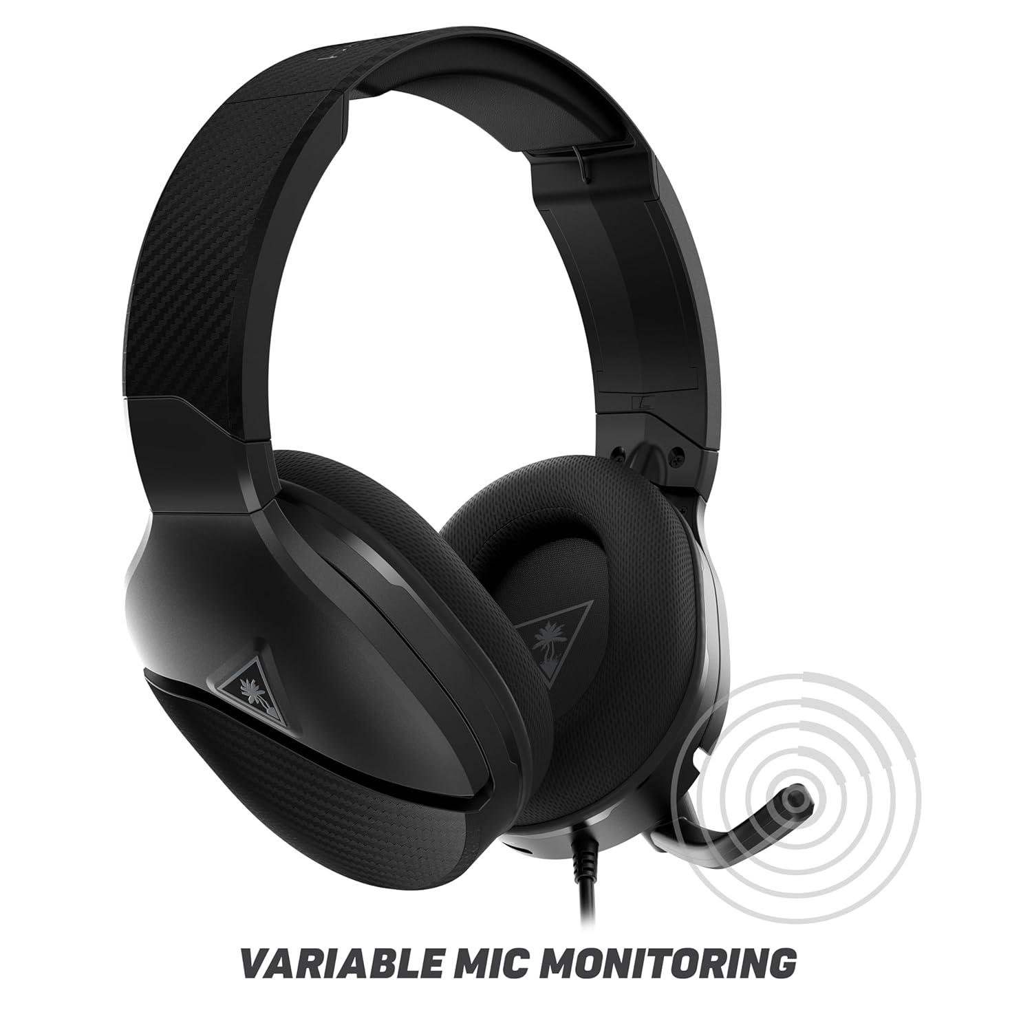 image:imageTurtle Beach Recon 200 Gen 2 Powered Gaming Headset Xbox Series X Xbox Series S amp Xbox One PS5 PS4 Mobile amp PC with 35mm Bass Boost Memory Foam WhiteGen 2 Black