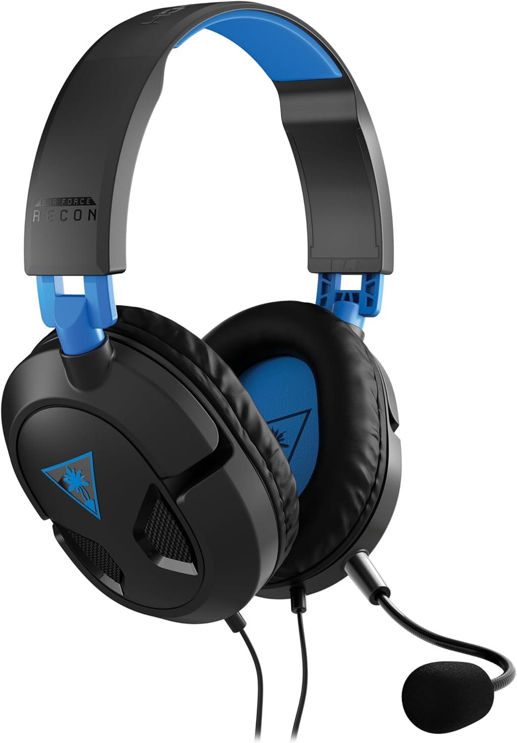 image:imageTurtle Beach Recon 50 PlayStation Gaming Headset PS5 PS4 Xbox Series X Xbox Series S Xbox One Mobile amp PC with 35mm Removable Mic 40mm SpeakersBlack Blue