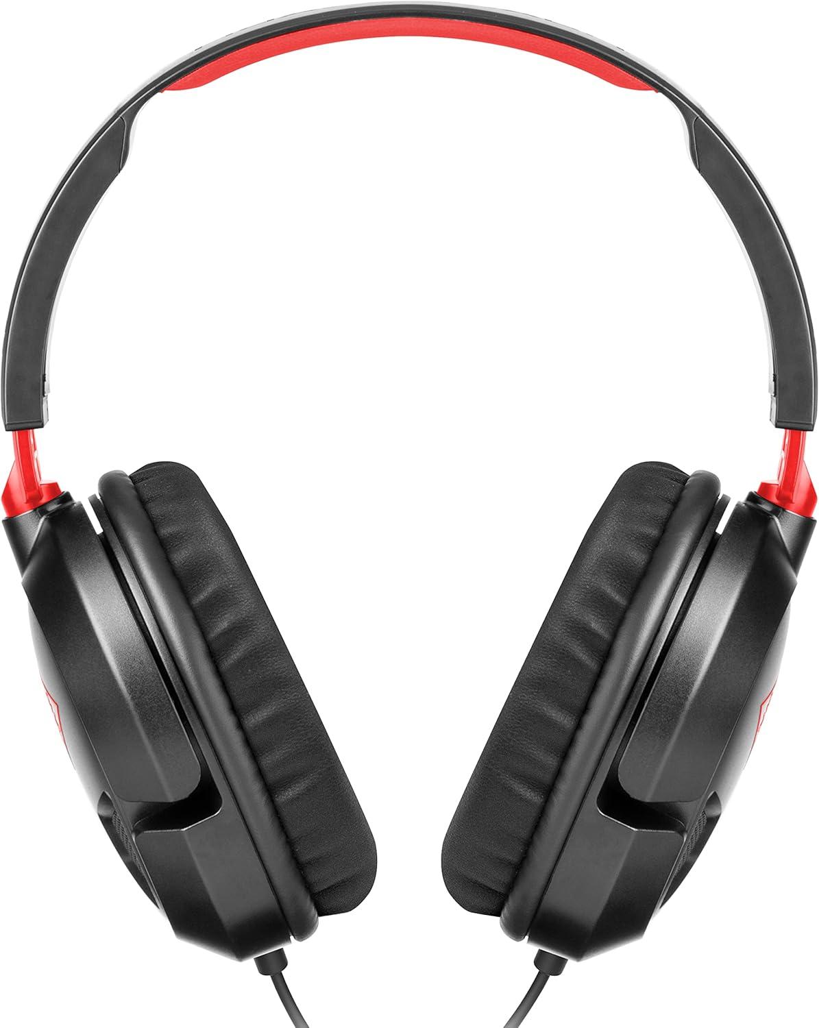 image:imageTurtle Beach Recon 50 PlayStation Gaming Headset PS5 PS4 Xbox Series X Xbox Series S Xbox One Mobile amp PC with 35mm Removable Mic 40mm SpeakersBlack Red