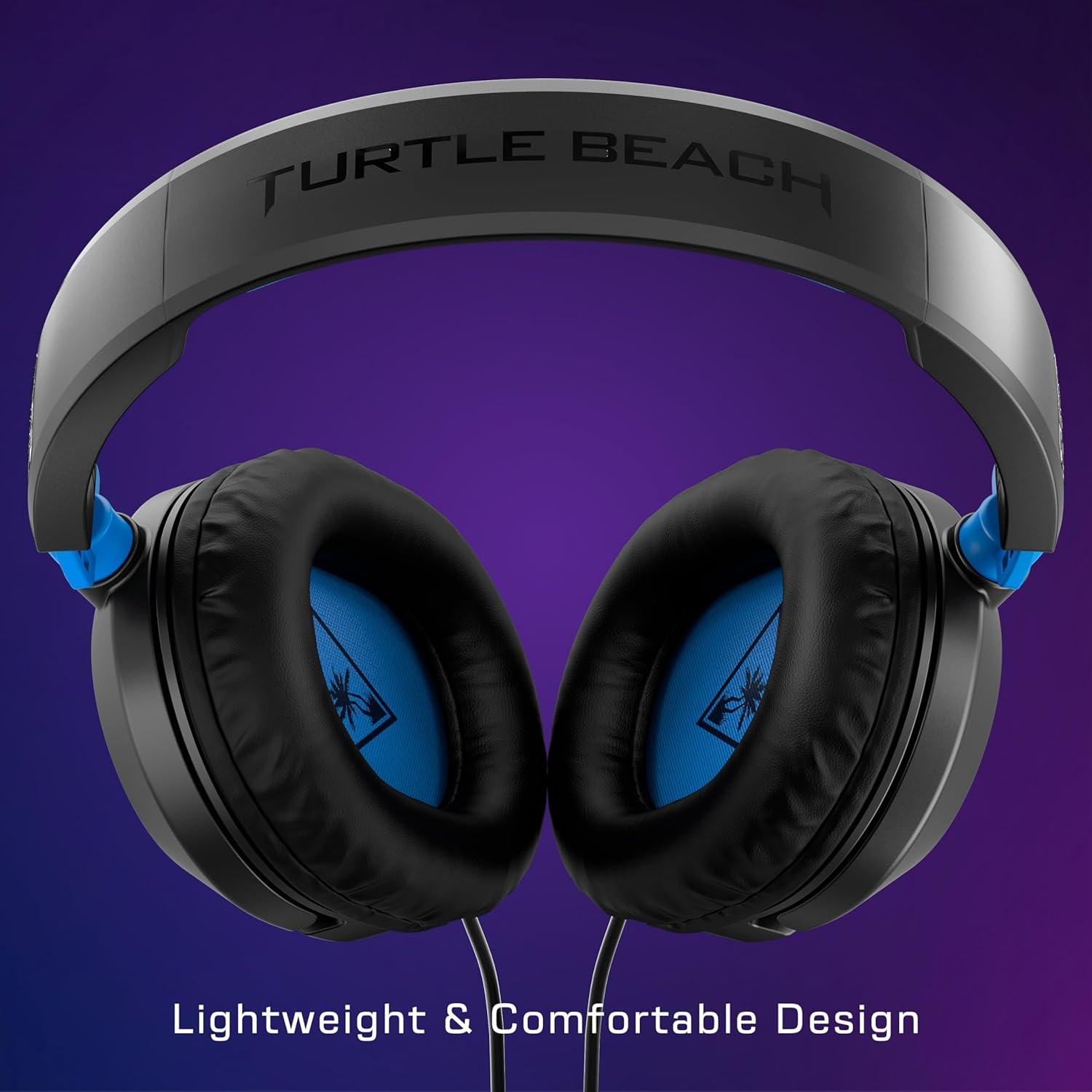 image:imageTurtle Beach Recon 50 PlayStation Gaming Headset PS5 PS4 Xbox Series X Xbox Series S Xbox One Mobile amp PC with 35mm Removable Mic 40mm SpeakersBlack Blue