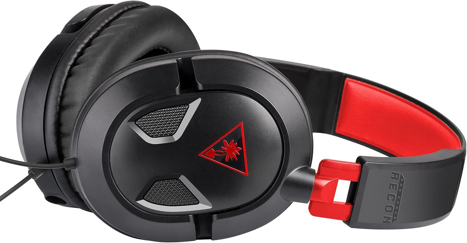 image:imageTurtle Beach Recon 50 PlayStation Gaming Headset PS5 PS4 Xbox Series X Xbox Series S Xbox One Mobile amp PC with 35mm Removable Mic 40mm SpeakersBlack Red