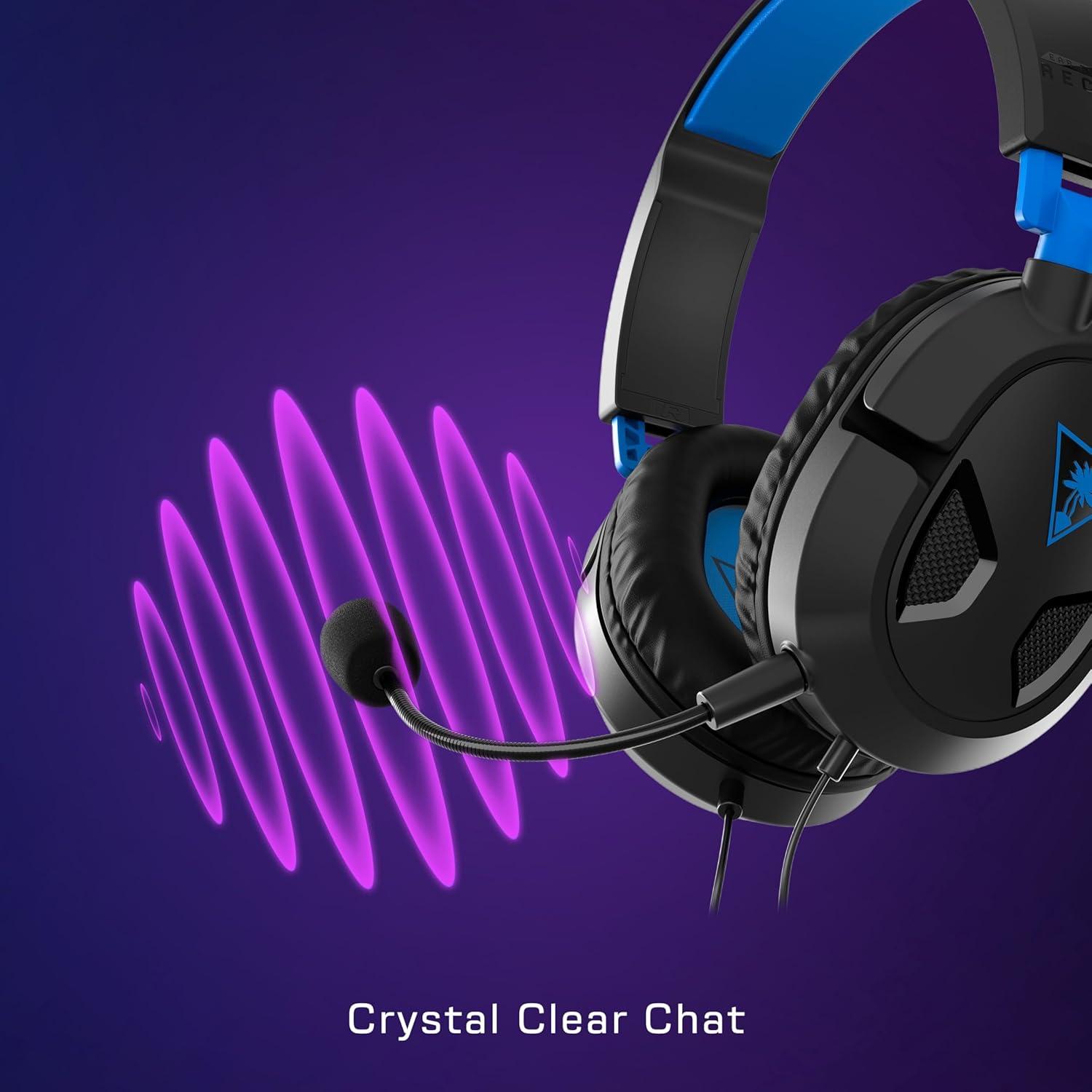 image:imageTurtle Beach Recon 50 PlayStation Gaming Headset PS5 PS4 Xbox Series X Xbox Series S Xbox One Mobile amp PC with 35mm Removable Mic 40mm SpeakersBlack Blue