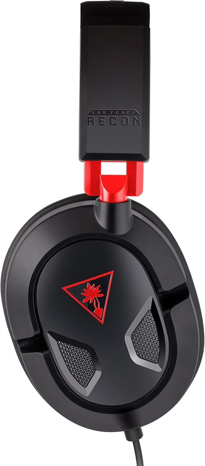 image:imageTurtle Beach Recon 50 PlayStation Gaming Headset PS5 PS4 Xbox Series X Xbox Series S Xbox One Mobile amp PC with 35mm Removable Mic 40mm SpeakersBlack Red