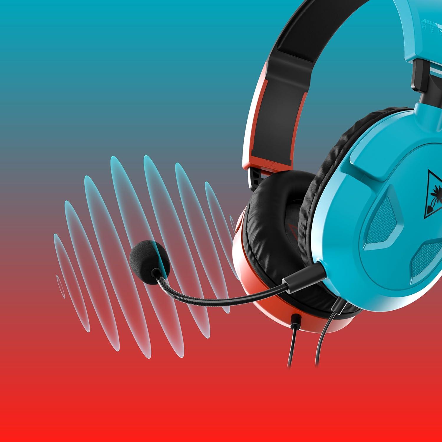 image:imageTurtle Beach Recon 50 Xbox Gaming Headset Xbox Series X Xbox Series S Xbox One PS5 PS4 PlayStation Mobile amp PC with 35mm Removable Mic 40mm Speaker Red and Blue