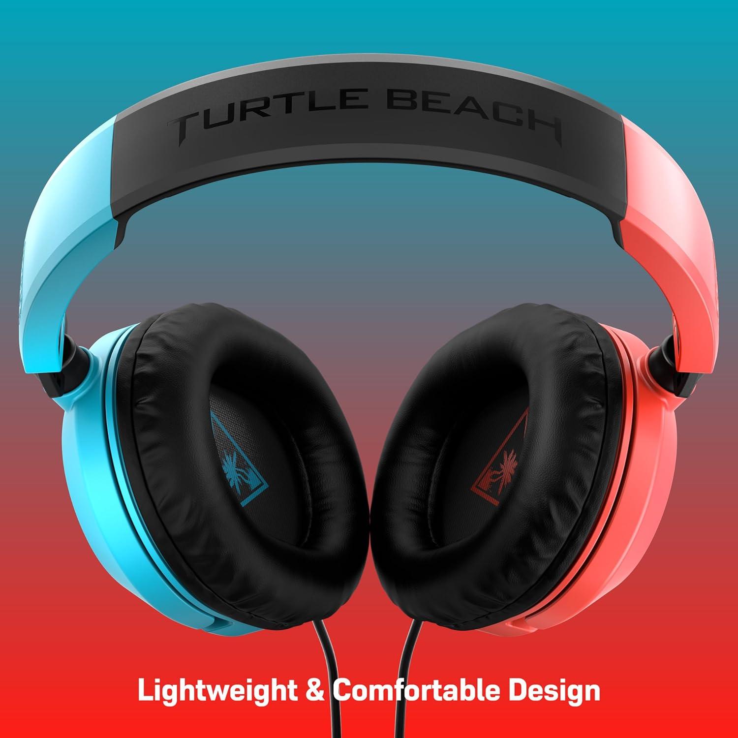 image:imageTurtle Beach Recon 50 Xbox Gaming Headset Xbox Series X Xbox Series S Xbox One PS5 PS4 PlayStation Mobile amp PC with 35mm Removable Mic 40mm Speaker Red and Blue