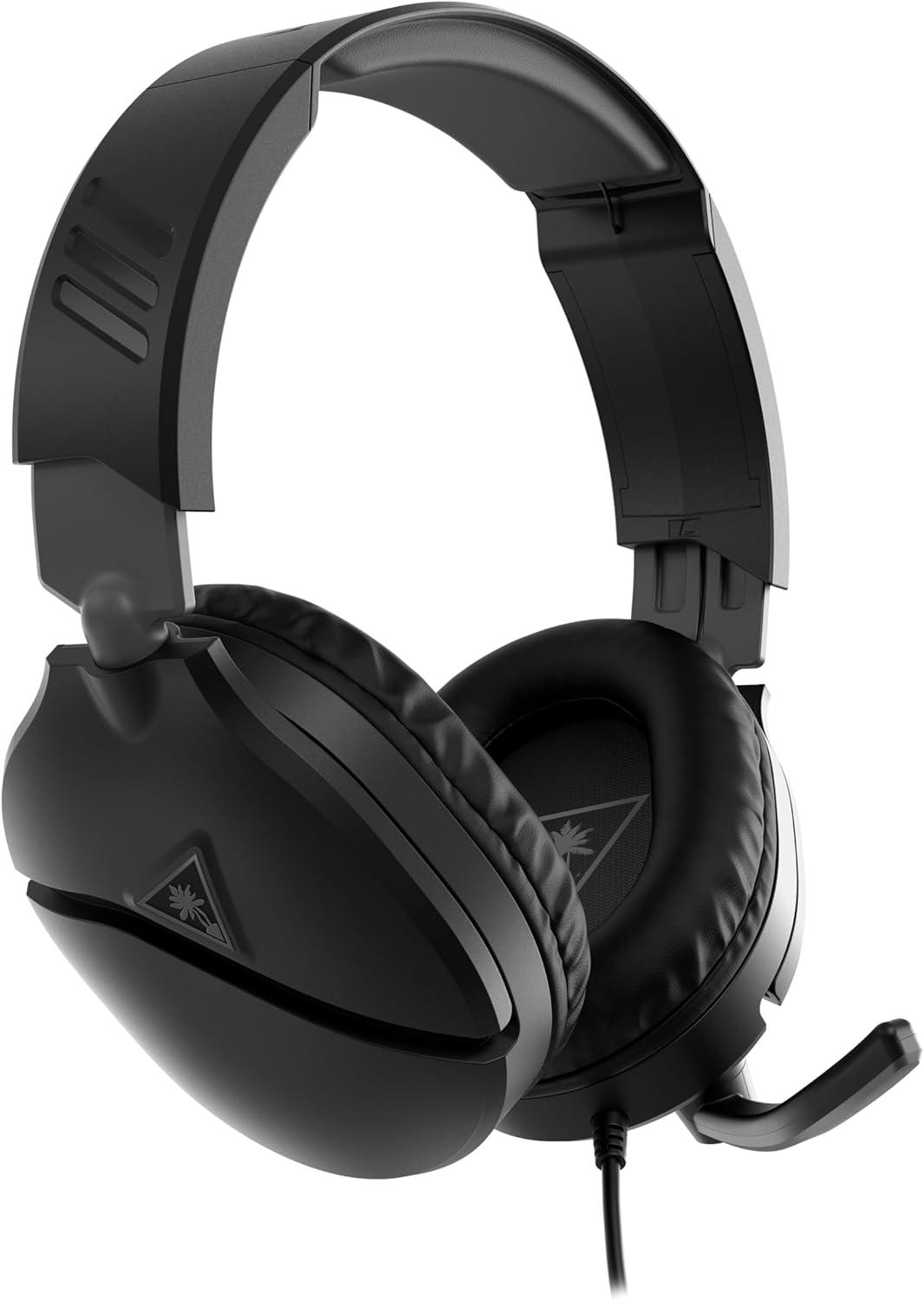 image:imageTurtle Beach Recon 70 Multiplatform Gaming Headset for PC PS5 PS4 Xbox Series XS Xbox One amp Mobile w 35mm Wired Connection FliptoMute Mic 40mm Speakers Lightweight Design Black