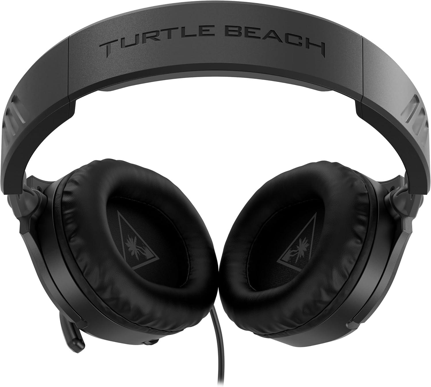 image:imageTurtle Beach Recon 70 Multiplatform Gaming Headset for PC PS5 PS4 Xbox Series XS Xbox One amp Mobile w 35mm Wired Connection FliptoMute Mic 40mm Speakers Lightweight Design Black