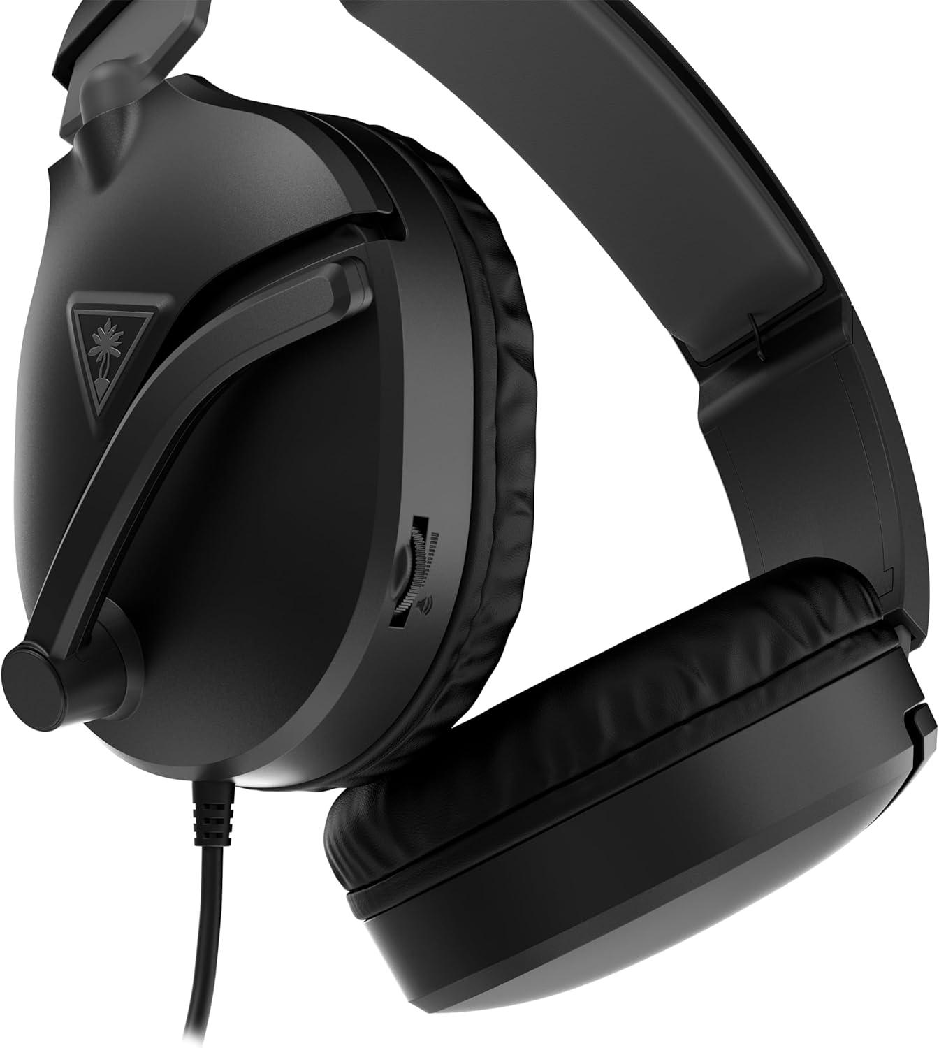 image:imageTurtle Beach Recon 70 Multiplatform Gaming Headset for PC PS5 PS4 Xbox Series XS Xbox One amp Mobile w 35mm Wired Connection FliptoMute Mic 40mm Speakers Lightweight Design Black