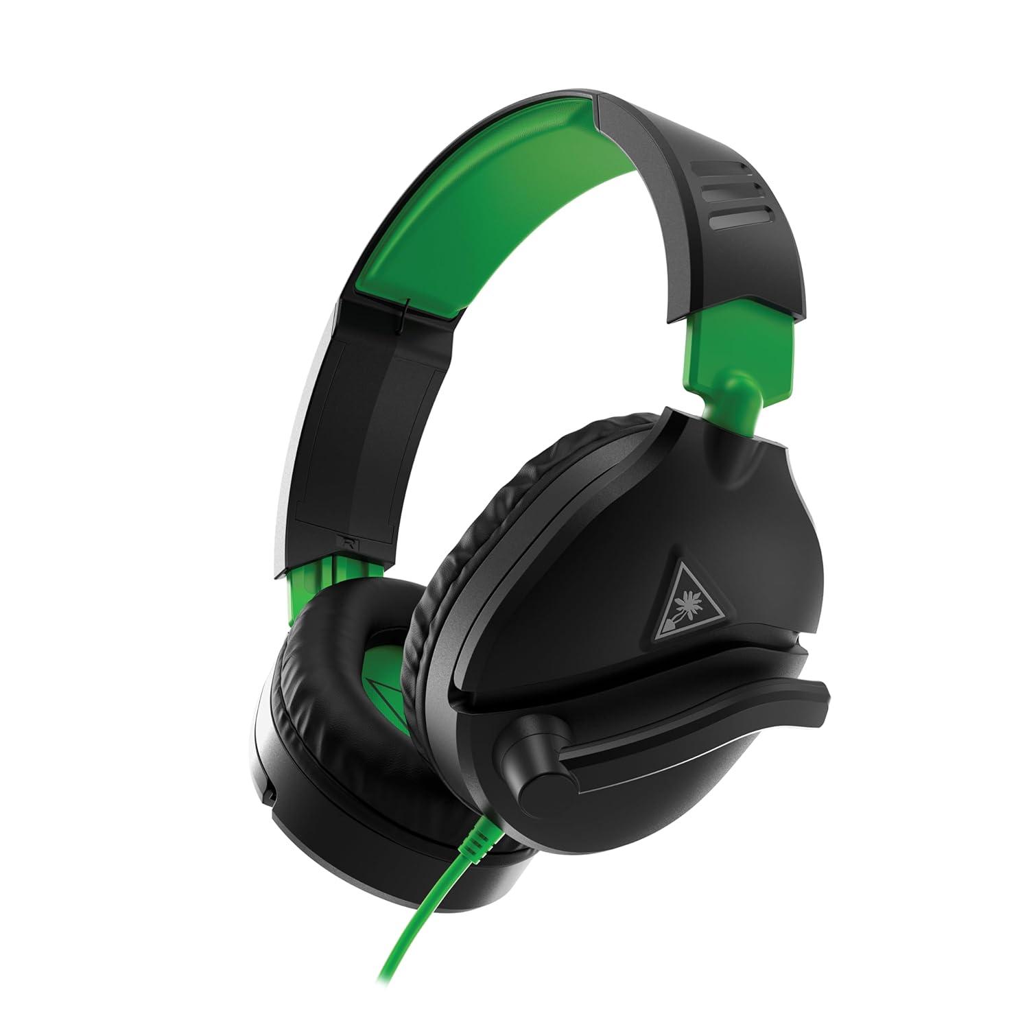 image:imageTurtle Beach Recon 70 Multiplatform Gaming Headset for PS5 PS4 Xbox Series XS Xbox One PC amp Mobile w 35mm Wired Connection FliptoMute Mic 40mm Speakers Lightweight Design WhiteBlack and Green