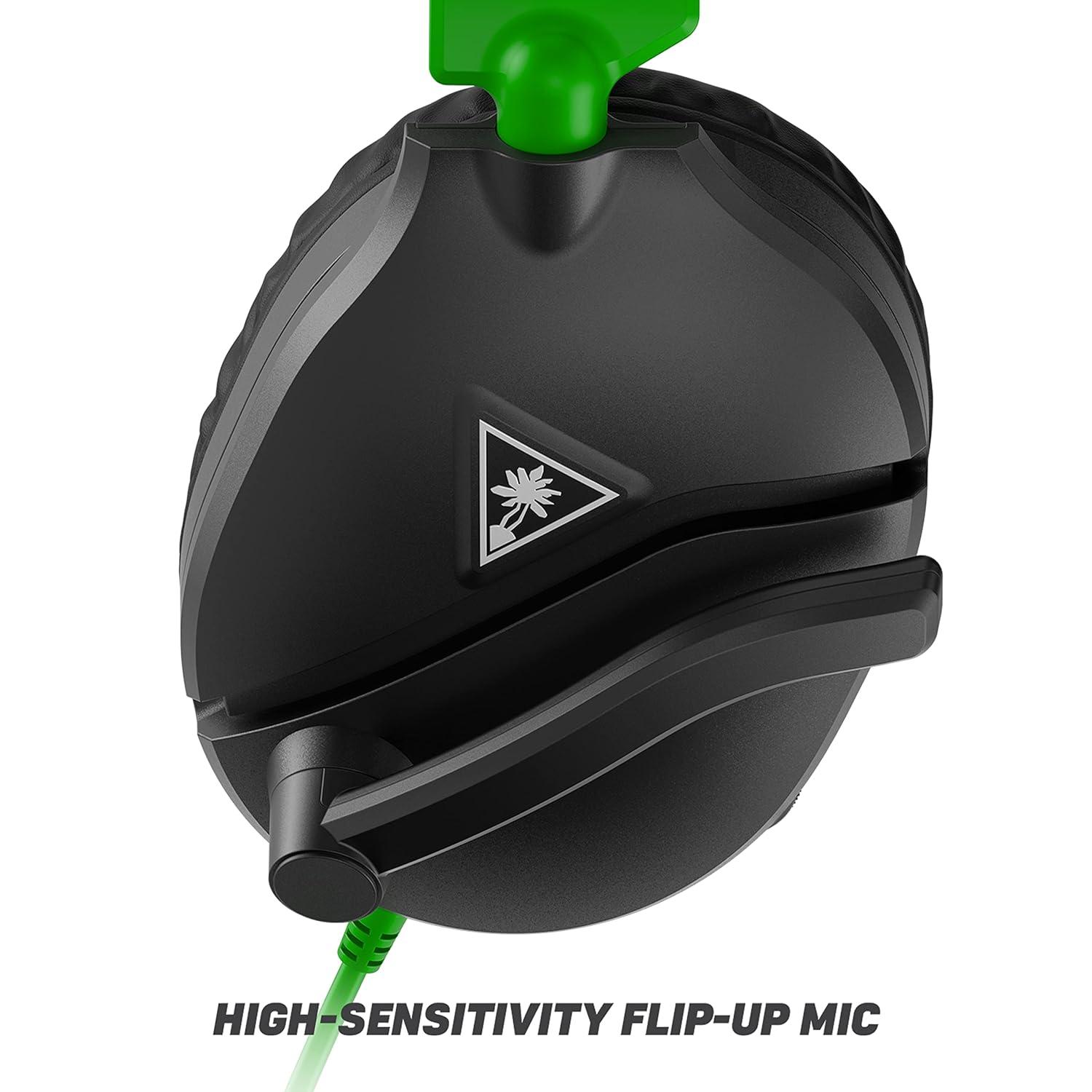 image:imageTurtle Beach Recon 70 Multiplatform Gaming Headset for PS5 PS4 Xbox Series XS Xbox One PC amp Mobile w 35mm Wired Connection FliptoMute Mic 40mm Speakers Lightweight Design WhiteBlack and Green