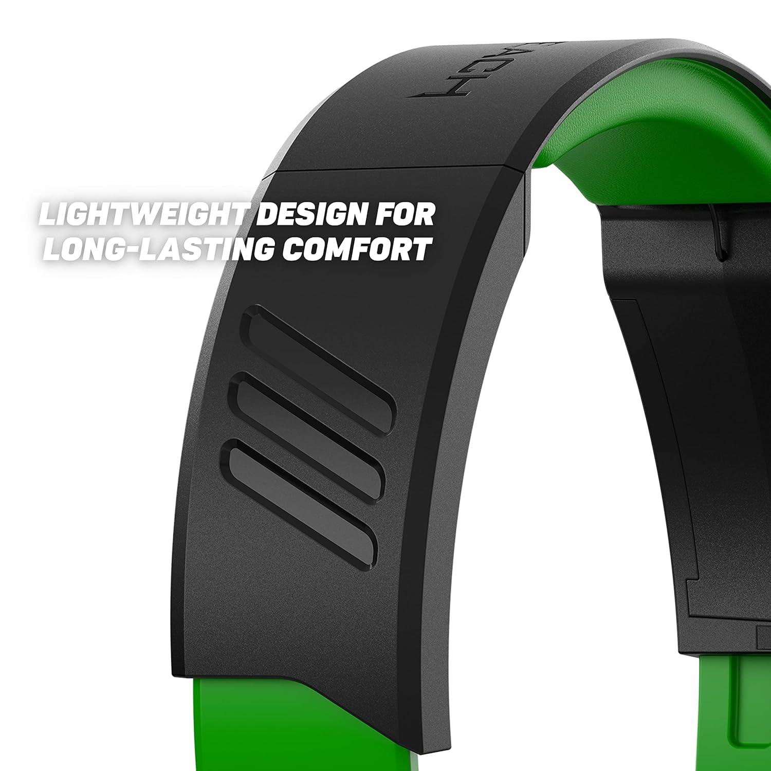 image:imageTurtle Beach Recon 70 Multiplatform Gaming Headset for PS5 PS4 Xbox Series XS Xbox One PC amp Mobile w 35mm Wired Connection FliptoMute Mic 40mm Speakers Lightweight Design WhiteBlack and Green