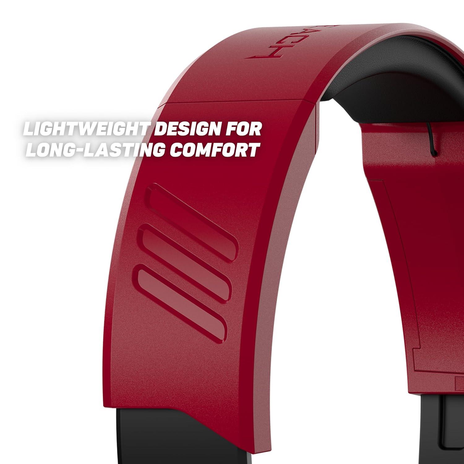 image:imageTurtle Beach Recon 70 Multiplatform Gaming Headset for PS5 PS4 Xbox Series XS Xbox One PC amp Mobile w 35mm Wired Connection FliptoMute Mic 40mm Speakers Lightweight Design WhiteMidnight Red