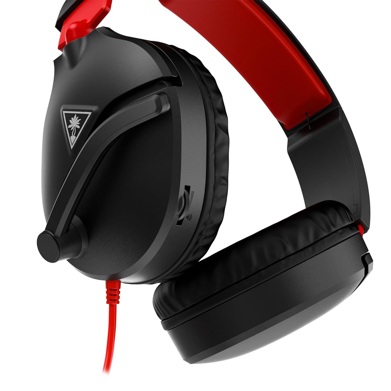 image:imageTurtle Beach Recon 70 Multiplatform Gaming Headset for PS5 PS4 Xbox Series XS Xbox One PC amp Mobile w 35mm Wired Connection FliptoMute Mic 40mm Speakers Lightweight Design WhiteBlackRed