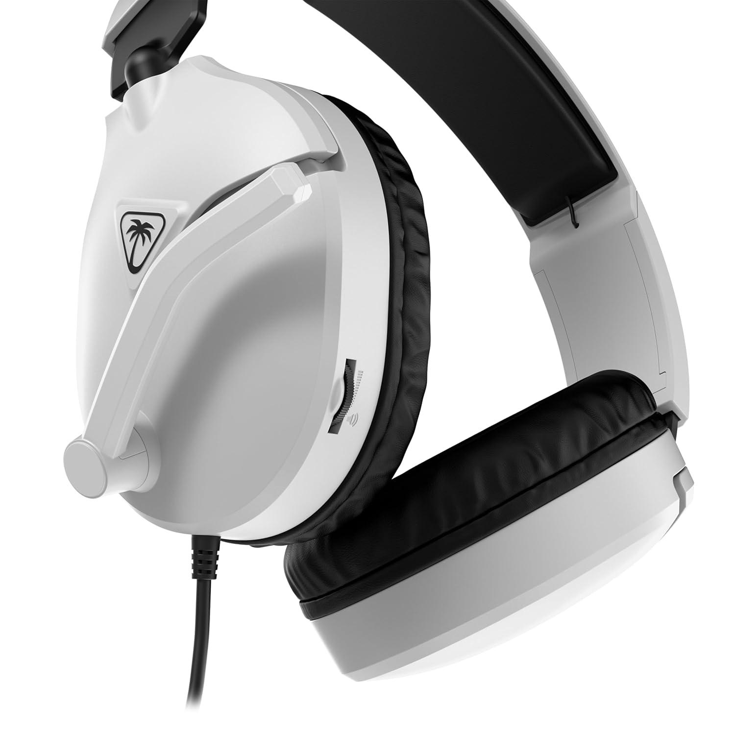 image:imageTurtle Beach Recon 70 Multiplatform Gaming Headset for PS5 PS4 Xbox Series XS Xbox One PC amp Mobile w 35mm Wired Connection FliptoMute Mic 40mm Speakers Lightweight Design WhiteWhite Nintendo Switch