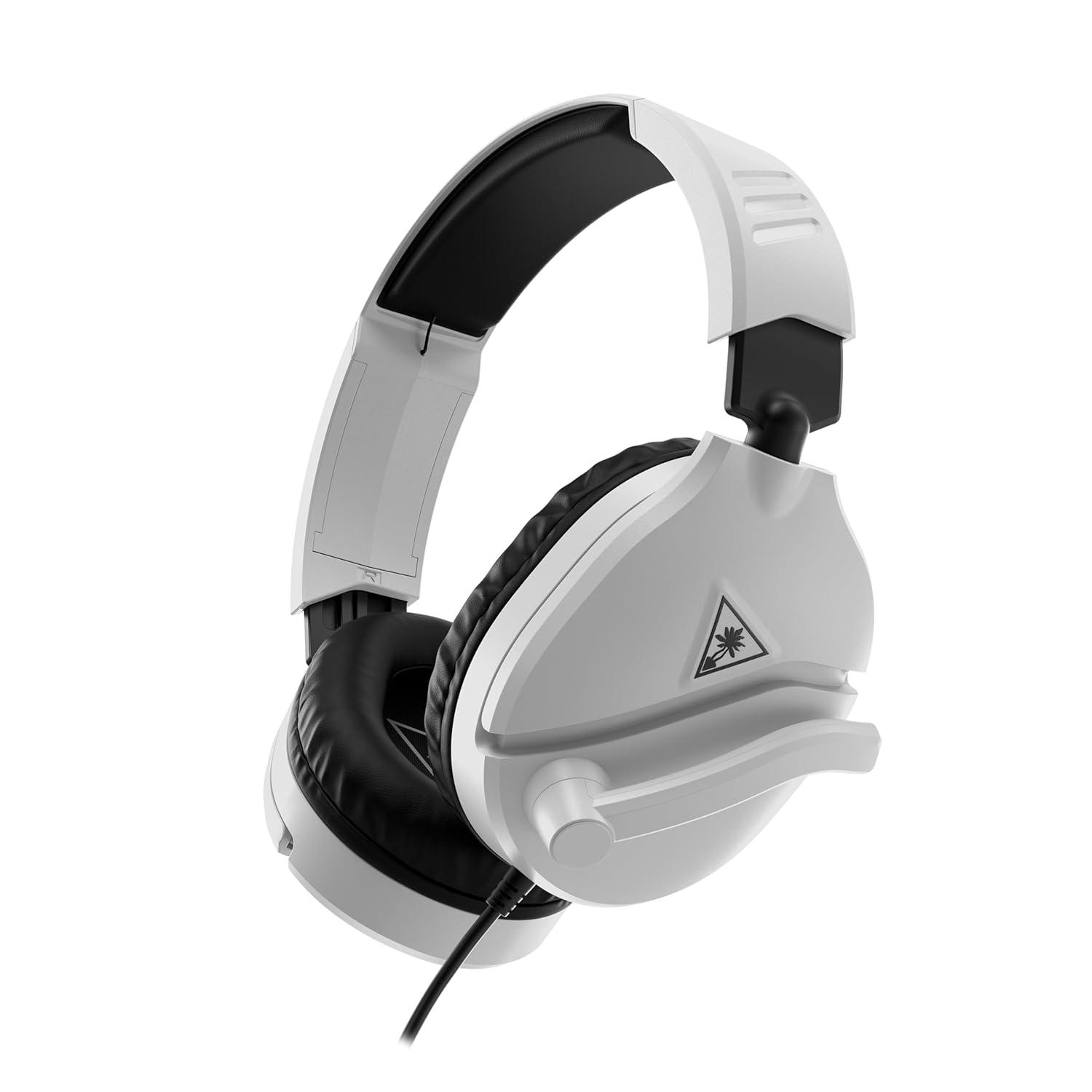 image:imageTurtle Beach Recon 70 Multiplatform Gaming Headset for PS5 PS4 Xbox Series XS Xbox One PC amp Mobile w 35mm Wired Connection FliptoMute Mic 40mm Speakers Lightweight Design WhiteWhite