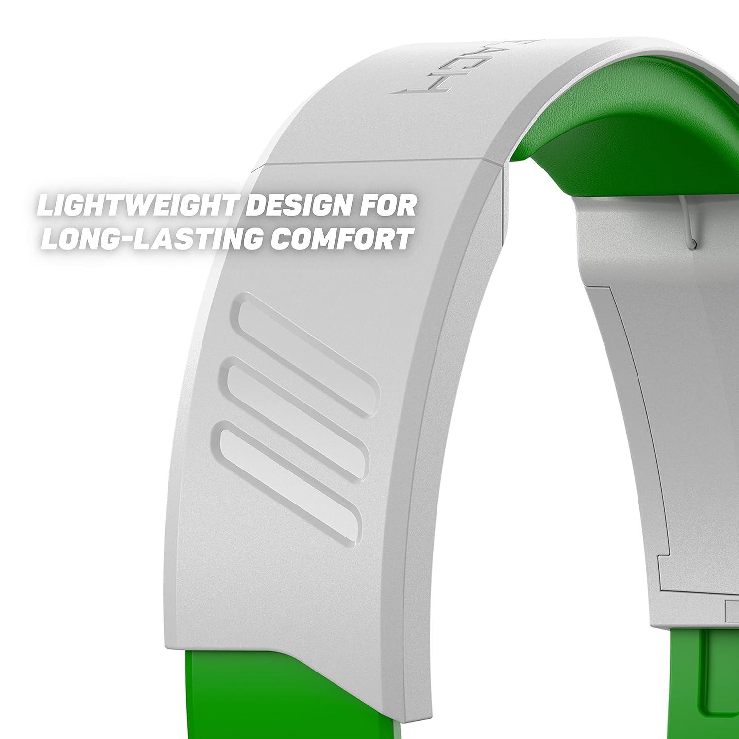 image:imageTurtle Beach Recon 70 Multiplatform Gaming Headset for PS5 PS4 Xbox Series XS Xbox One PC amp Mobile w 35mm Wired Connection FliptoMute Mic 40mm Speakers Lightweight Design WhiteWhite and Green