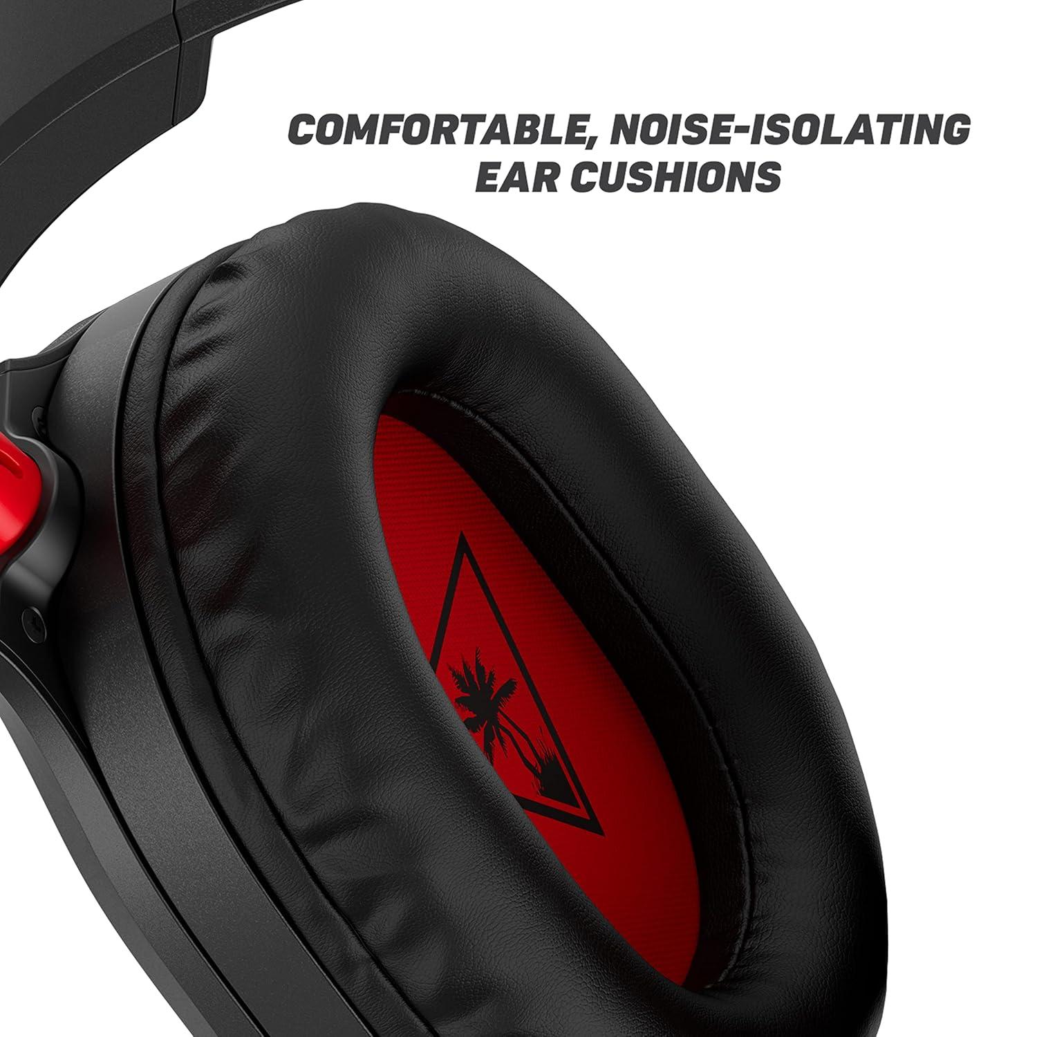 image:imageTurtle Beach Recon 70 Multiplatform Gaming Headset for PS5 PS4 Xbox Series XS Xbox One PC amp Mobile w 35mm Wired Connection FliptoMute Mic 40mm Speakers Lightweight Design WhiteBlackRed