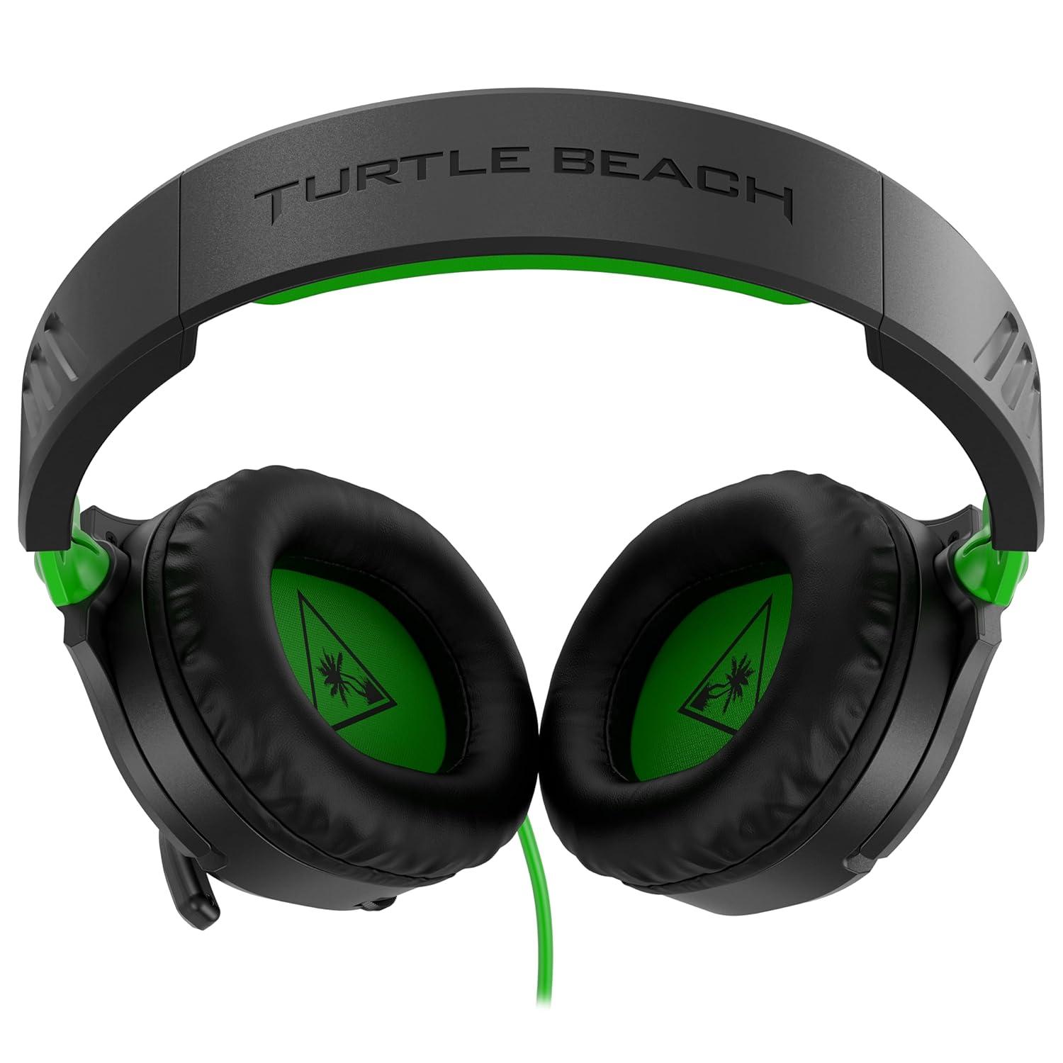 image:imageTurtle Beach Recon 70 Multiplatform Gaming Headset for PS5 PS4 Xbox Series XS Xbox One PC amp Mobile w 35mm Wired Connection FliptoMute Mic 40mm Speakers Lightweight Design WhiteBlack and Green
