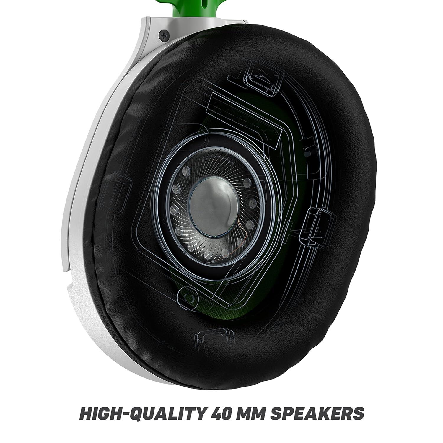 image:imageTurtle Beach Recon 70 Multiplatform Gaming Headset for PS5 PS4 Xbox Series XS Xbox One PC amp Mobile w 35mm Wired Connection FliptoMute Mic 40mm Speakers Lightweight Design WhiteWhite and Green