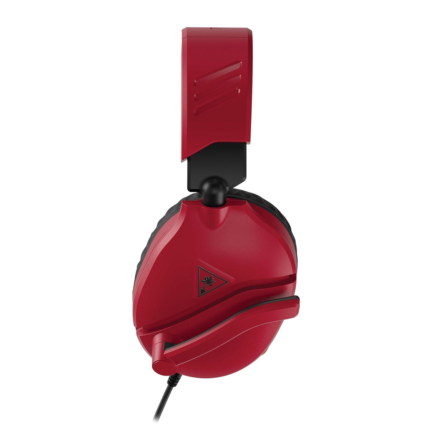 image:imageTurtle Beach Recon 70 Multiplatform Gaming Headset for PS5 PS4 Xbox Series XS Xbox One PC amp Mobile w 35mm Wired Connection FliptoMute Mic 40mm Speakers Lightweight Design WhiteMidnight Red