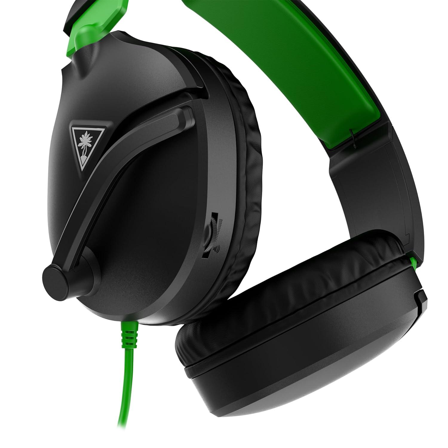 image:imageTurtle Beach Recon 70 Multiplatform Gaming Headset for PS5 PS4 Xbox Series XS Xbox One PC amp Mobile w 35mm Wired Connection FliptoMute Mic 40mm Speakers Lightweight Design WhiteBlack and Green