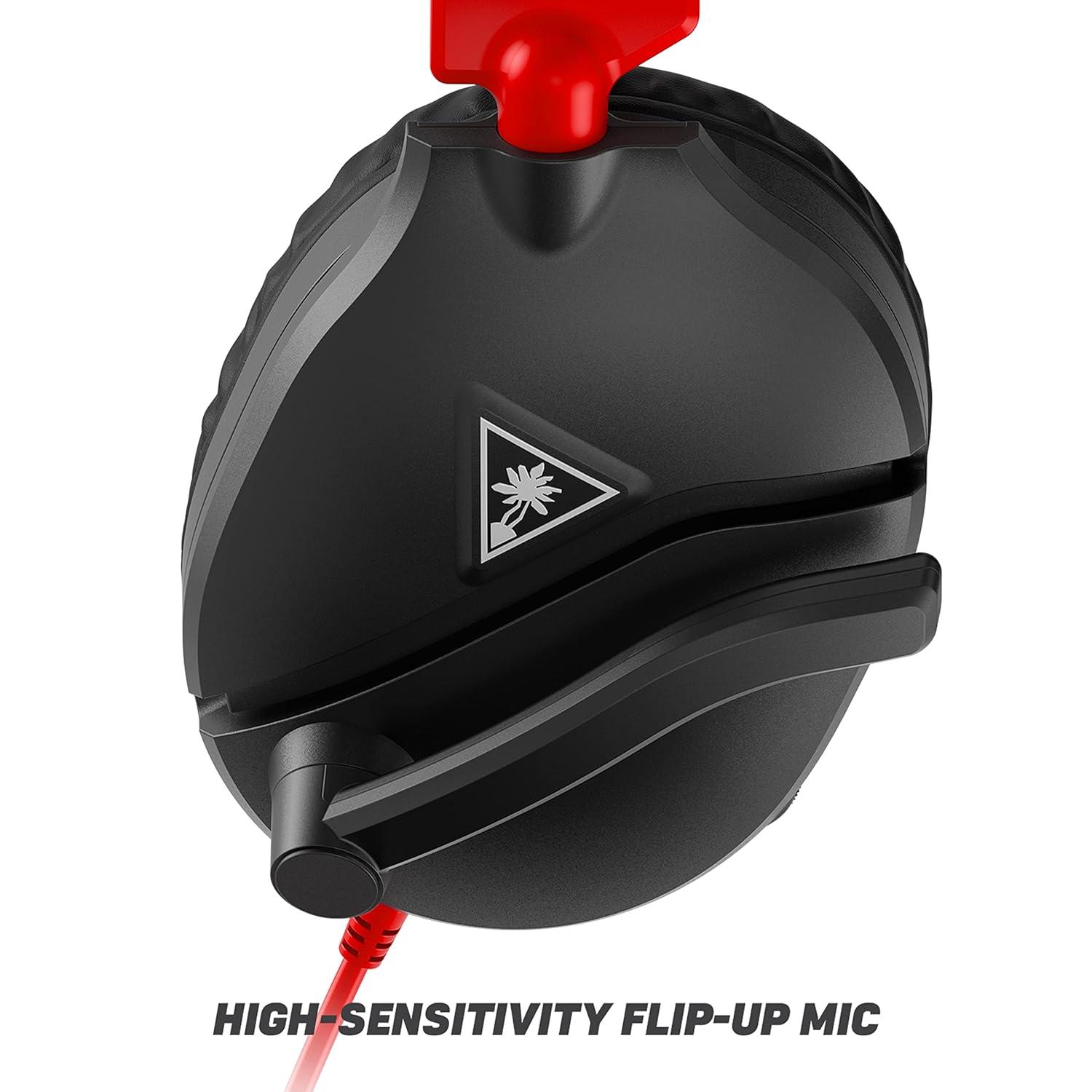 image:imageTurtle Beach Recon 70 Multiplatform Gaming Headset for PS5 PS4 Xbox Series XS Xbox One PC amp Mobile w 35mm Wired Connection FliptoMute Mic 40mm Speakers Lightweight Design WhiteBlackRed