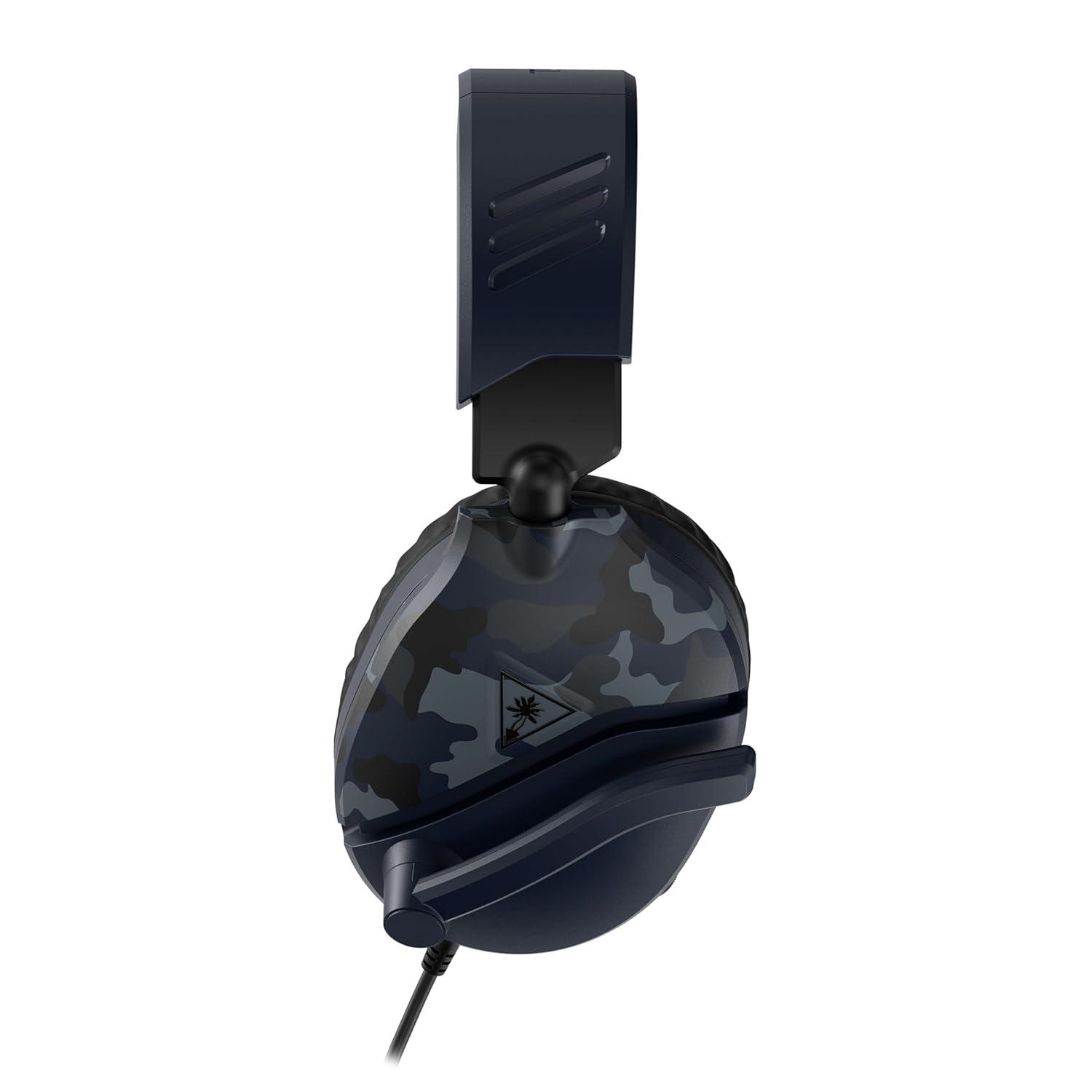 image:imageTurtle Beach Recon 70 Multiplatform Gaming Headset for PS5 PS4 Xbox Series XS Xbox One PC amp Mobile w 35mm Wired Connection FliptoMute Mic 40mm Speakers Lightweight Design WhiteBlue Camo