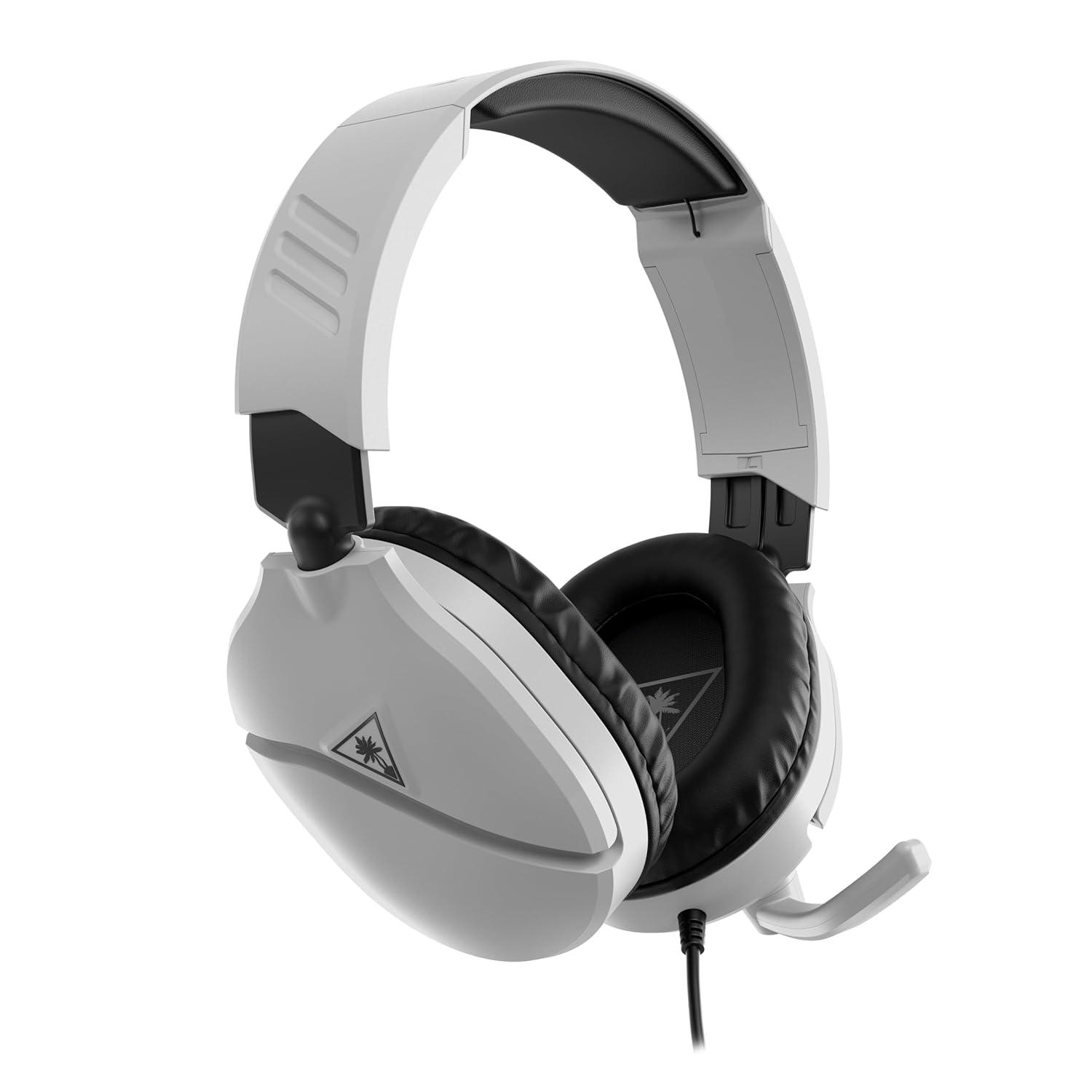 image:imageTurtle Beach Recon 70 Multiplatform Gaming Headset for PS5 PS4 Xbox Series XS Xbox One PC amp Mobile w 35mm Wired Connection FliptoMute Mic 40mm Speakers Lightweight Design WhiteWhite